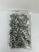 Panduit FTD81-12-C Pan-Term Grey Covered Ferrules - 5 Bags of 100 (500 Total)