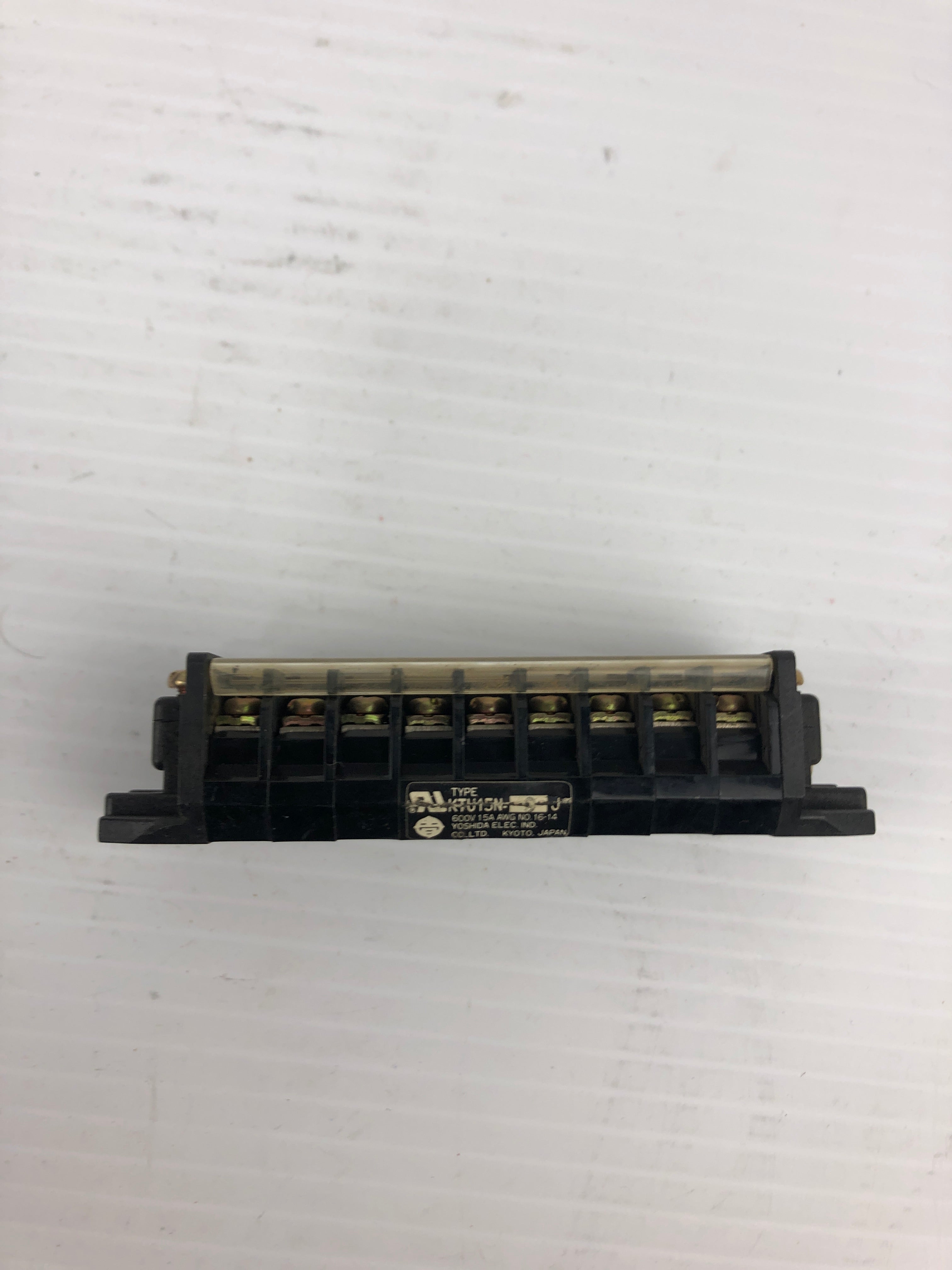 Yoshida Electric KTU15N-9J Terminal Block 600V 15A 9P
