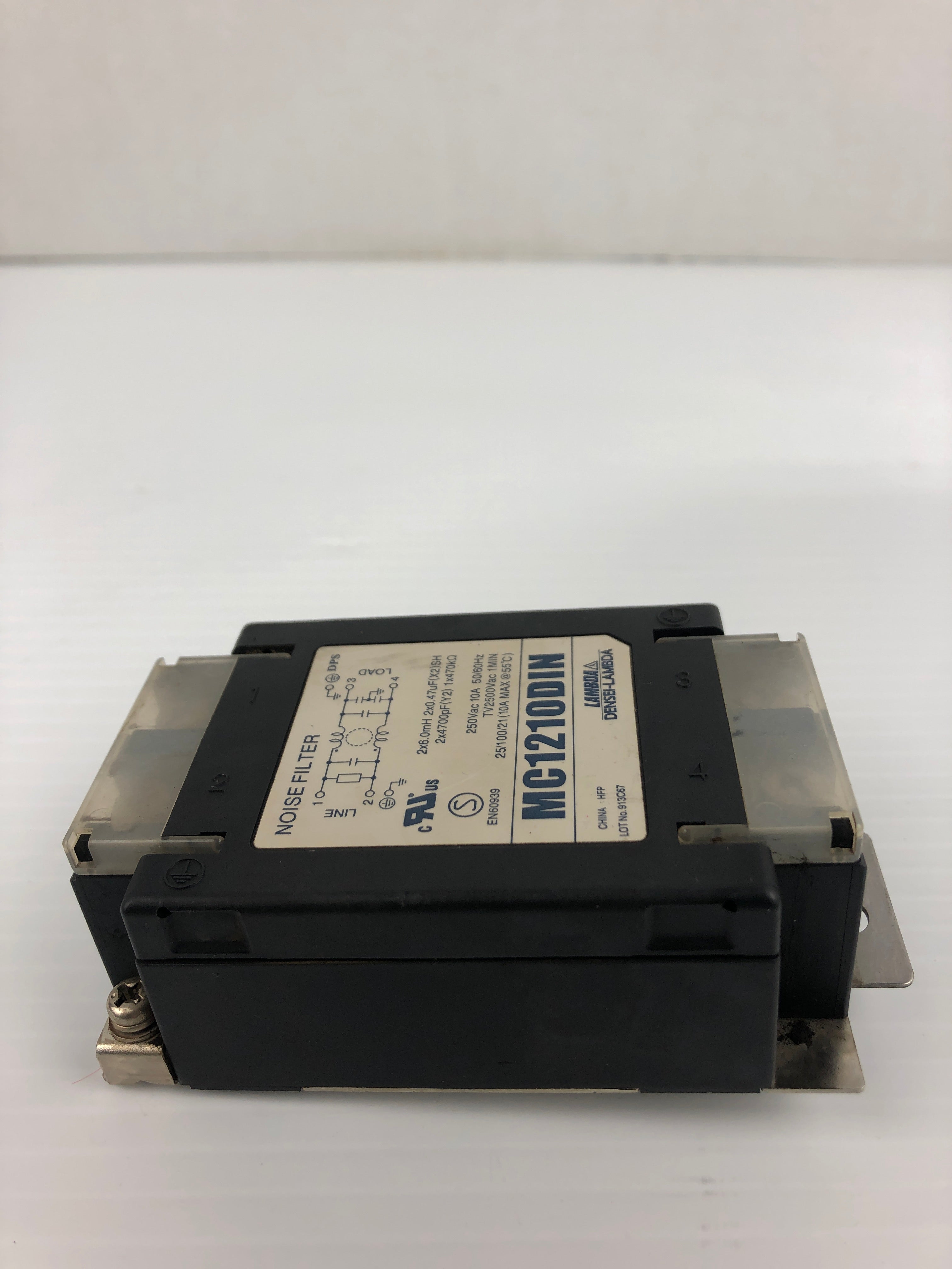 Jambda Densei-Lambda MC1210DIN Noise Filter 250VAC 10A 50/60Hz