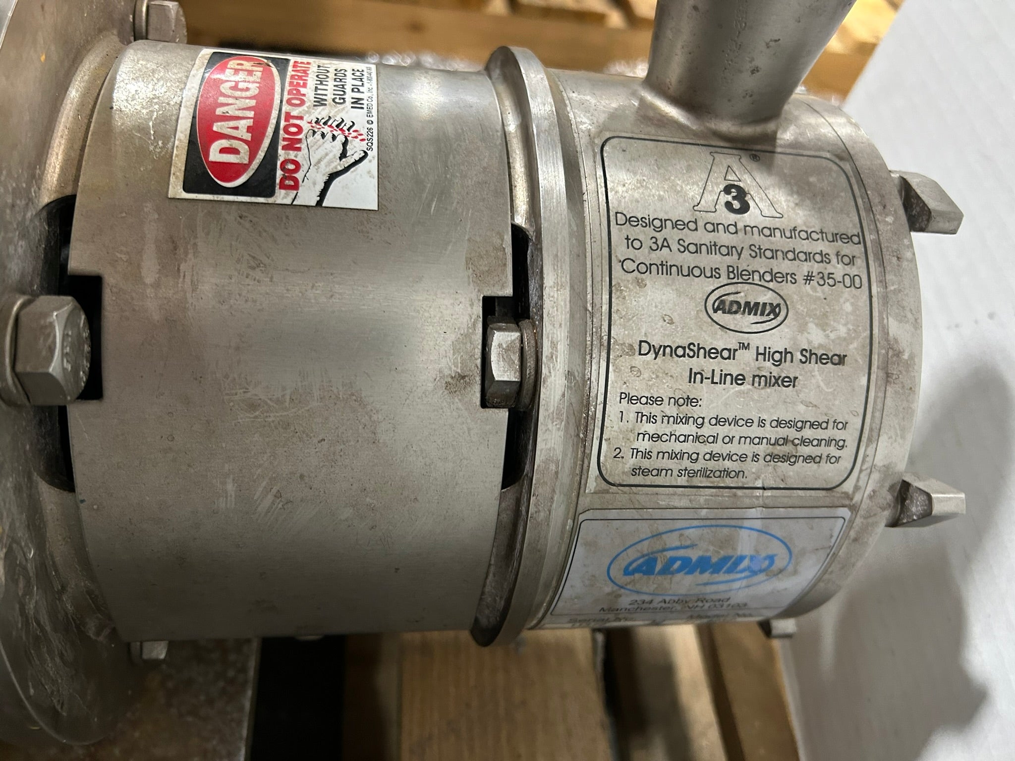 Reliance Electric 01MCN90235G001AD XEX Duty Master Motor 5HP 3PH Admix FF-425P