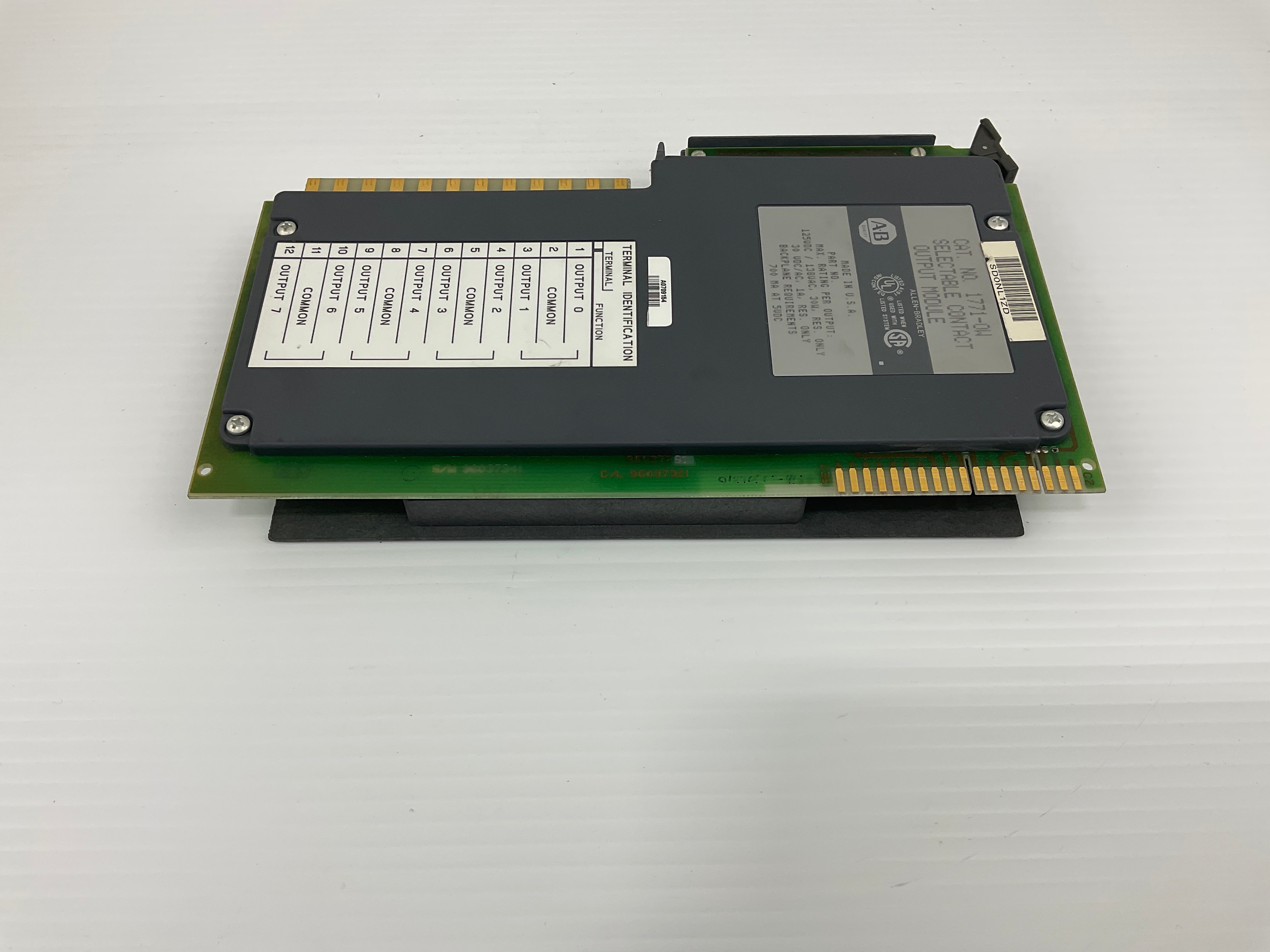 Allen-Bradley 1771-OW Selectable Contact Output Module PLC