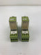 Comat C7-A20 BX Relay with Base LR38486 - Lot of 2