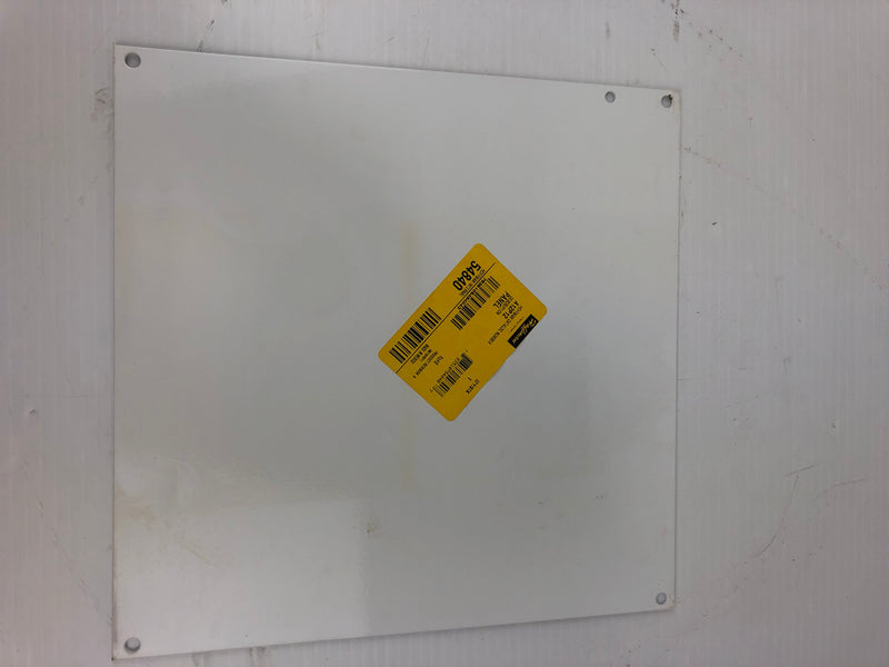 Hoffman A12P12 Backplane White Steel Panel 54840