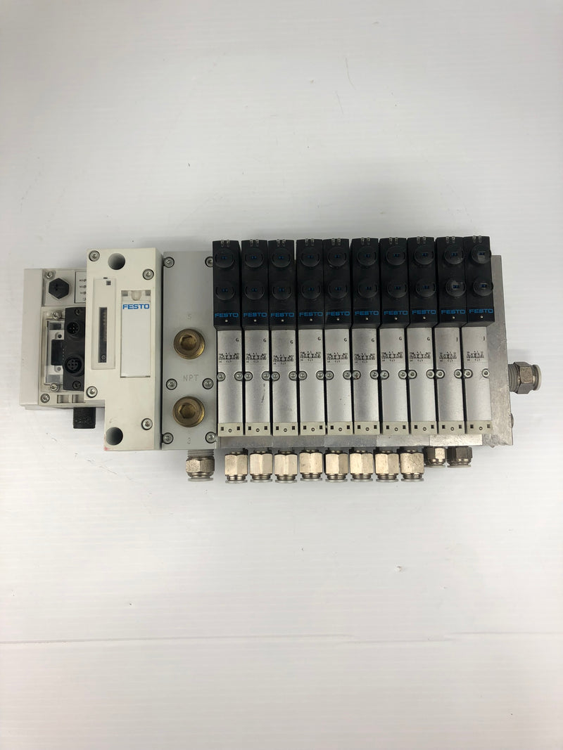 Festo 539218 Valve Assembly 195716 195746 526172 543416 668446 668435 539188