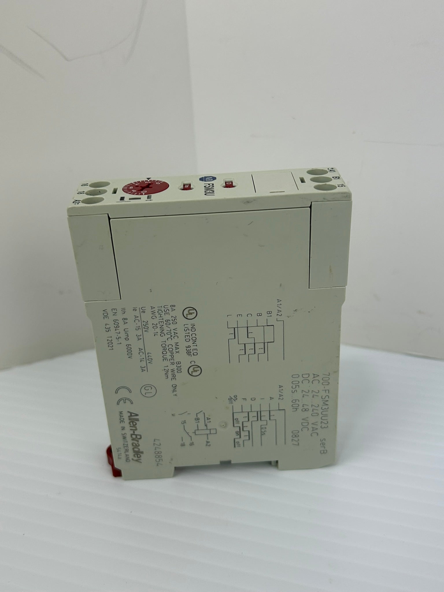 Allen-Bradley 700-FSM3UU23 Timing Relay Series B 0.05s 60H