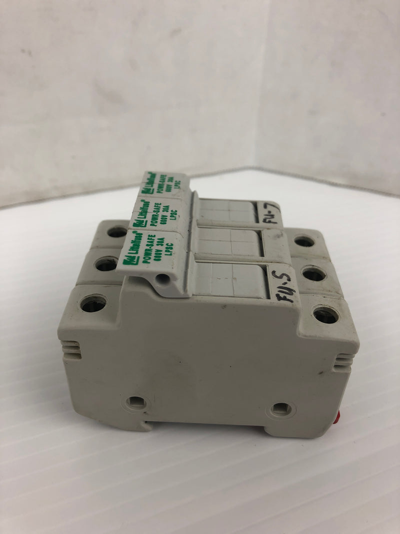 Littelfuse LPSC Fuse Holder Class: CC 600V 30A 3P