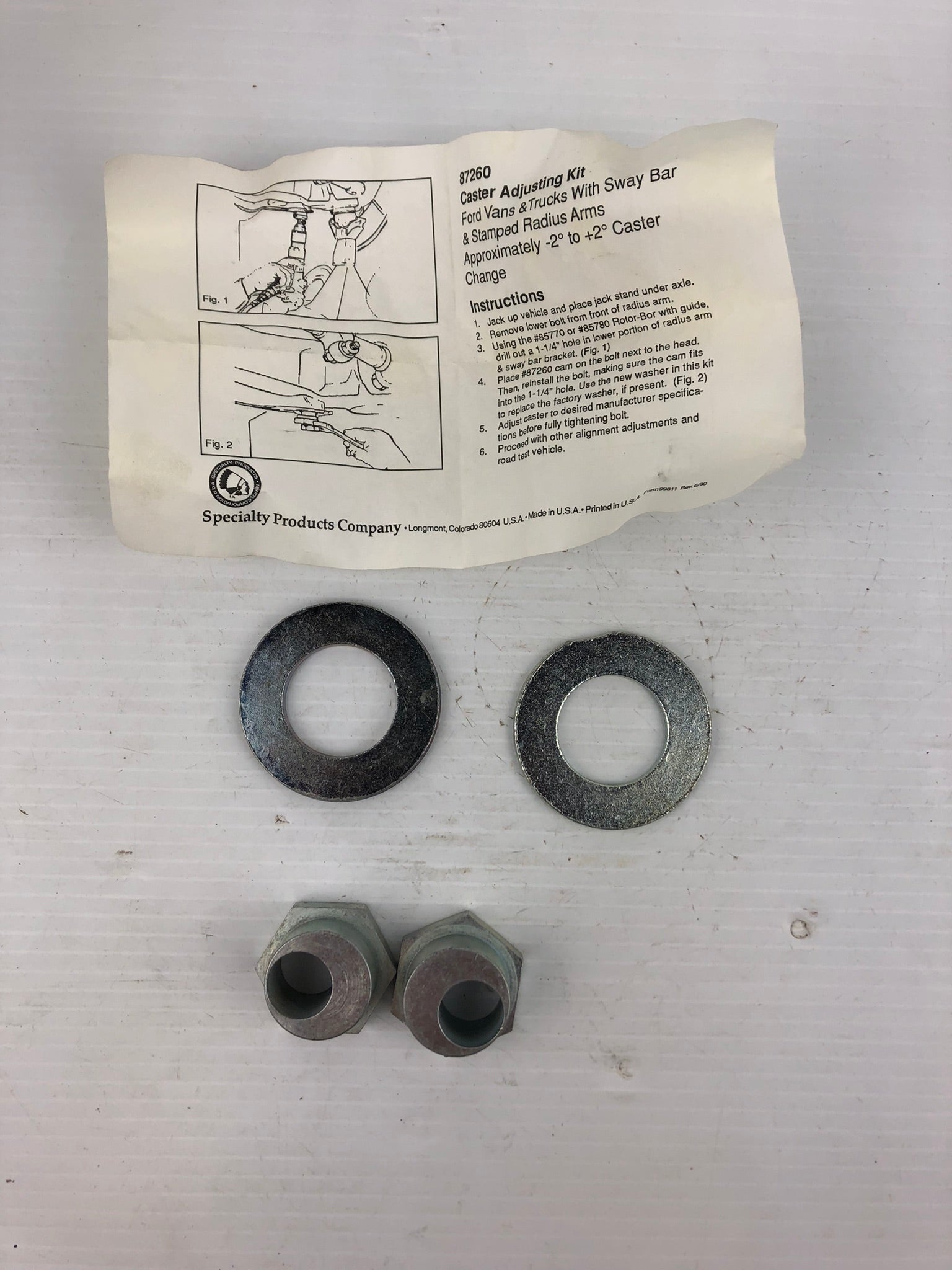 Specialty Products Co. 87260 Castor Adjuster Cams