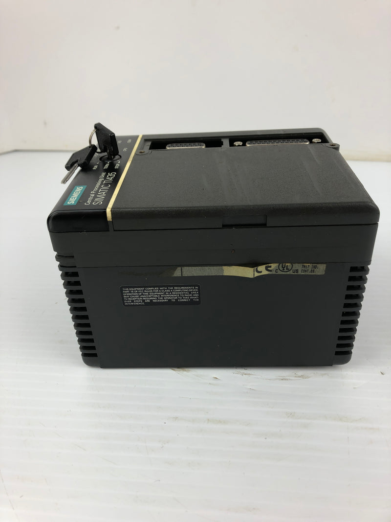 Siemens Simatic TI435 Central Processing Unit with Key 110/220VAC