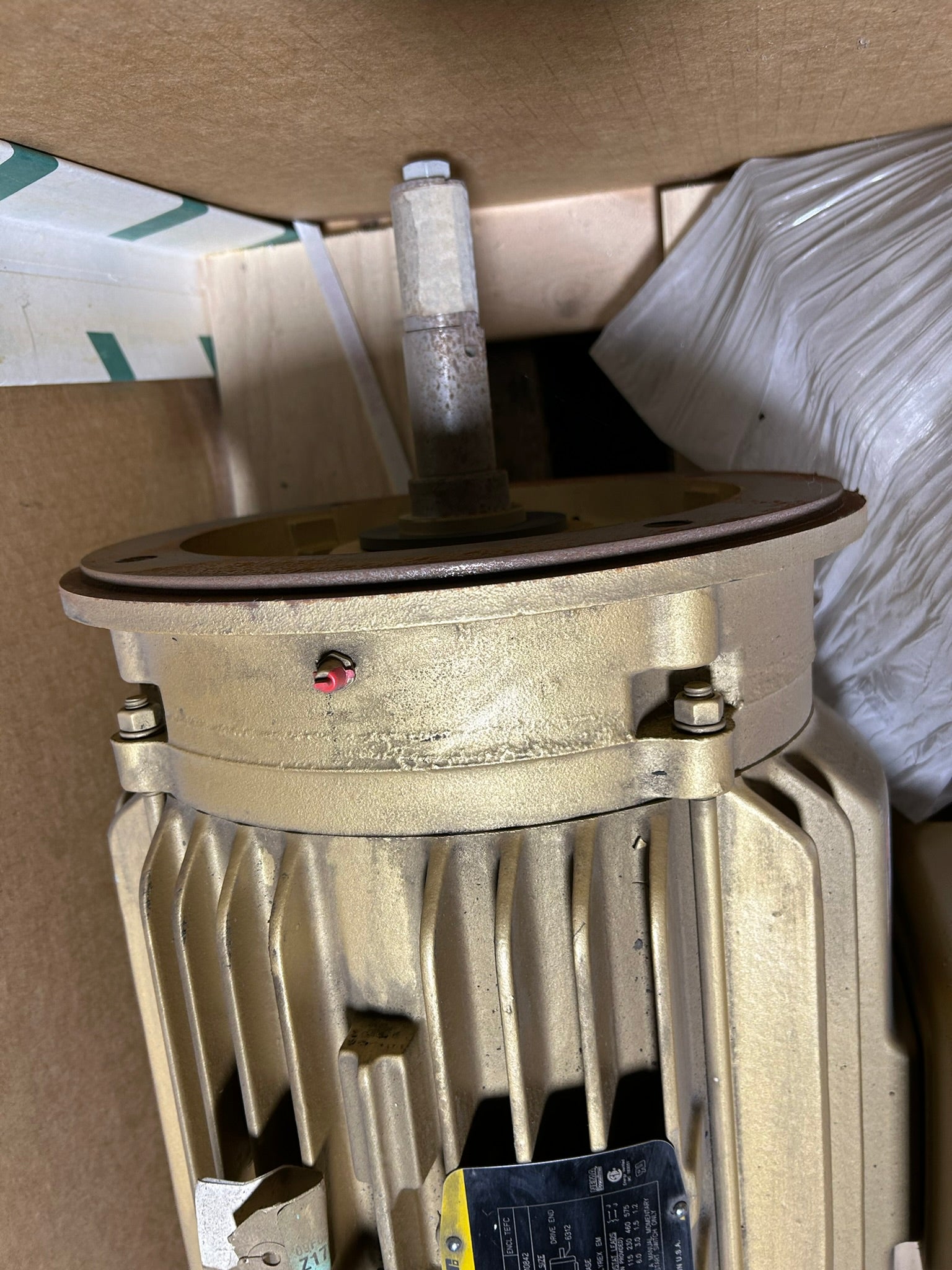 Baldor Reliance EJMM4107T Motor 25 HP 3PH 3525 RPM