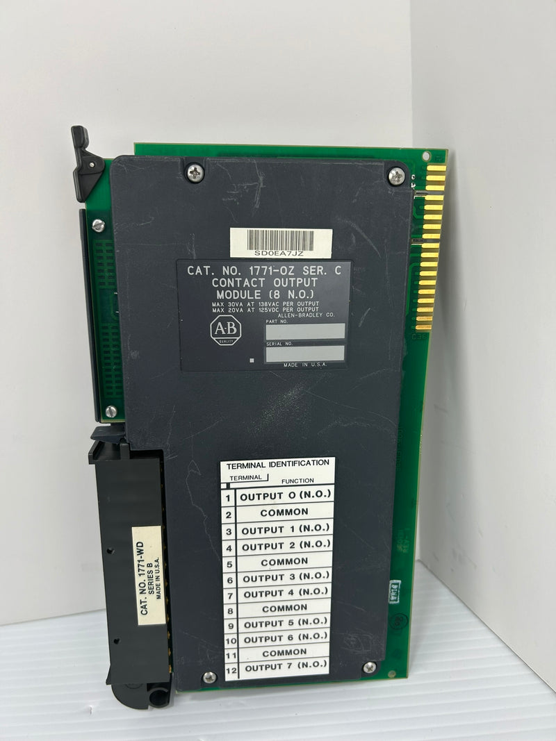 Allen-Bradley 1771-OZ Contact Output Module Series C 8 N.O.