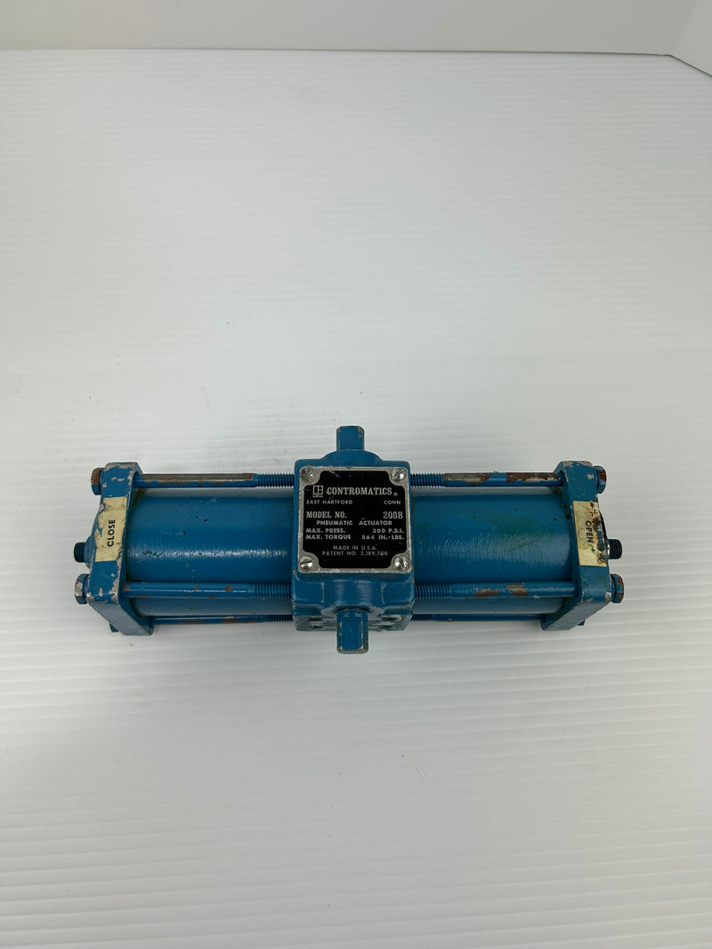 Contromatics 200B Pneumatics Valve Actuator 300 PSI Max