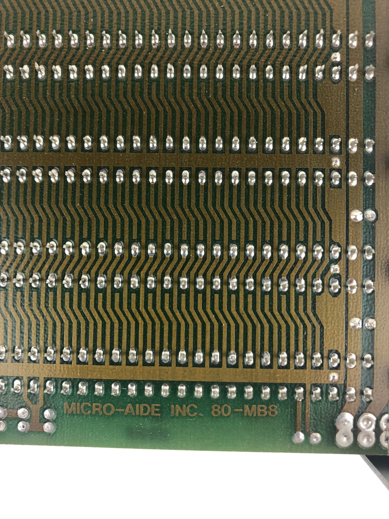 Micro-Aide 80-MB8 Circuit Board PLC Slot Rack Corecon Includes 6 Boards