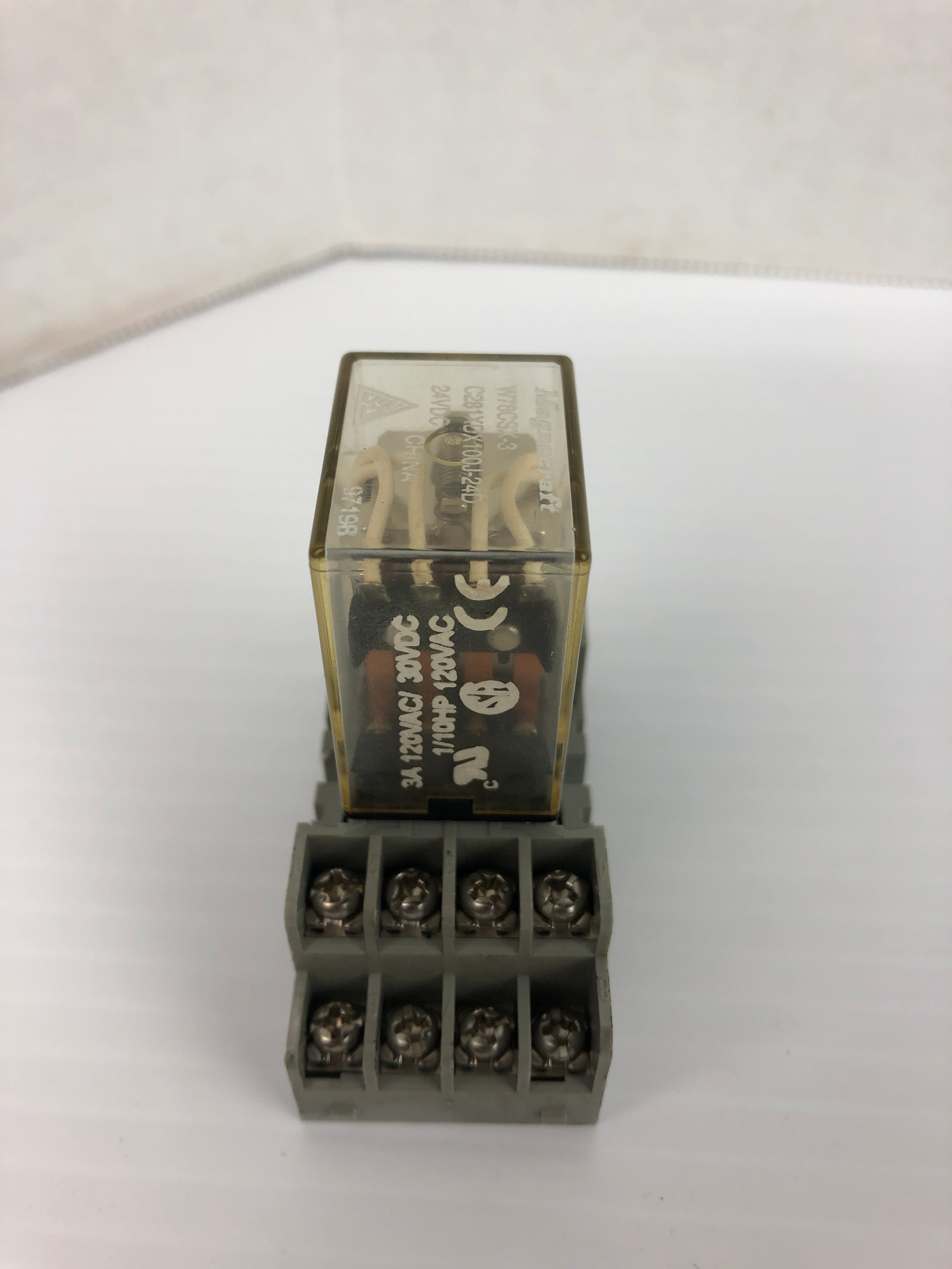 Magnecraft W78CSX-3 Relay with Square D Base NR45 8501