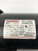Maxi-Torq 6K351 Split Phase Gearmotor 1/4HP 1PH 12 RPM 144.5:1 Ratio