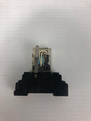 Omron MY4N-D2 Relay 24VDC With Base 09 57C 5A 250VAC