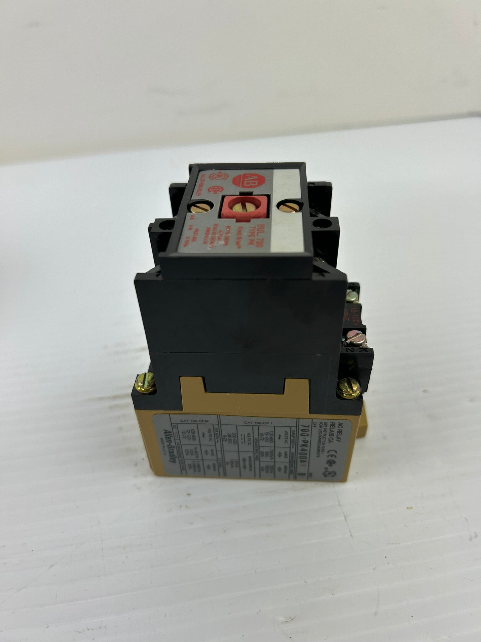 Allen-Bradley 700-PK400A1 AC Relay PK Series B