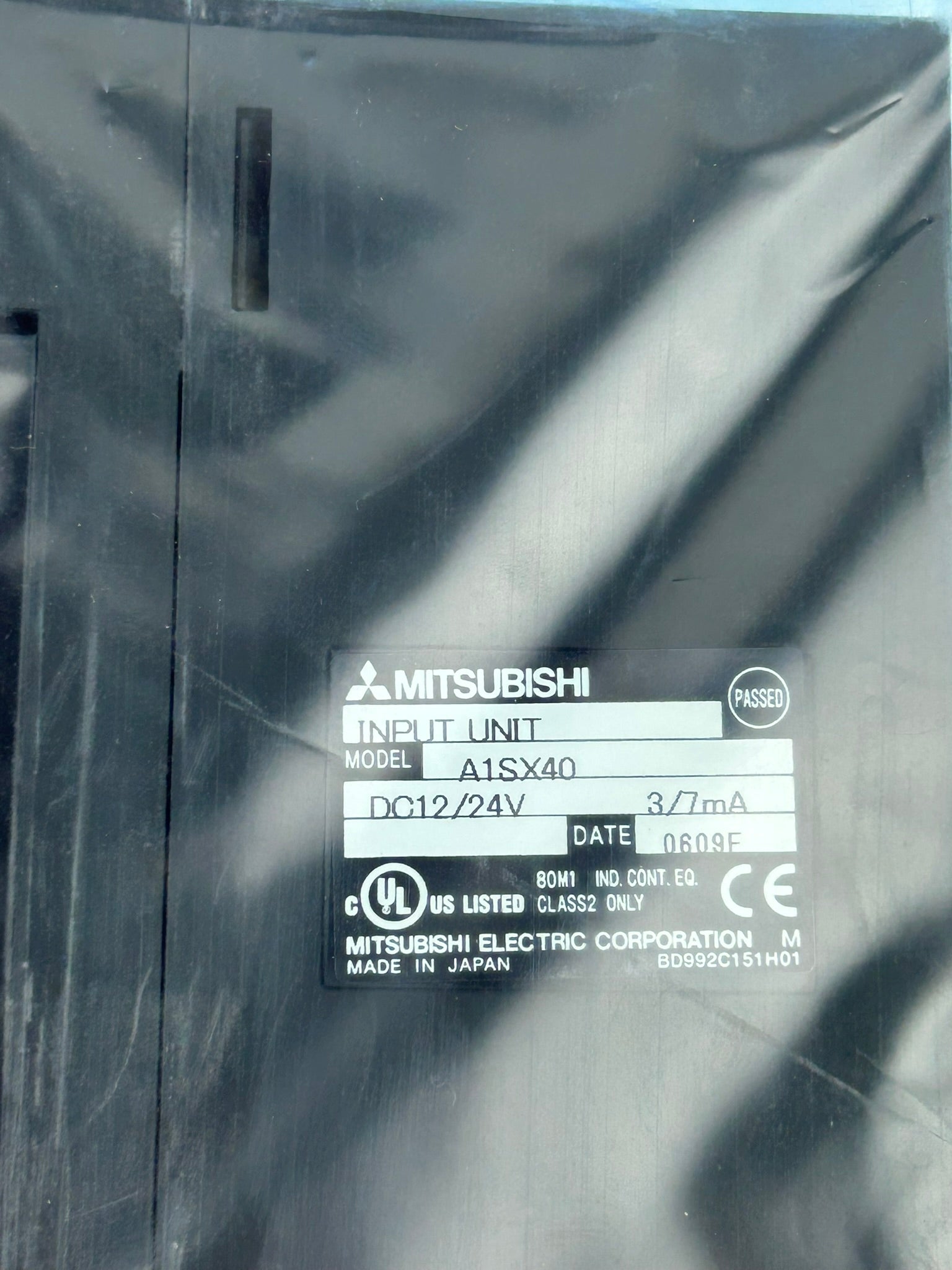 Mitsubishi A1SX40 Input Unit PLC Module 12/24VDC 3/7mA