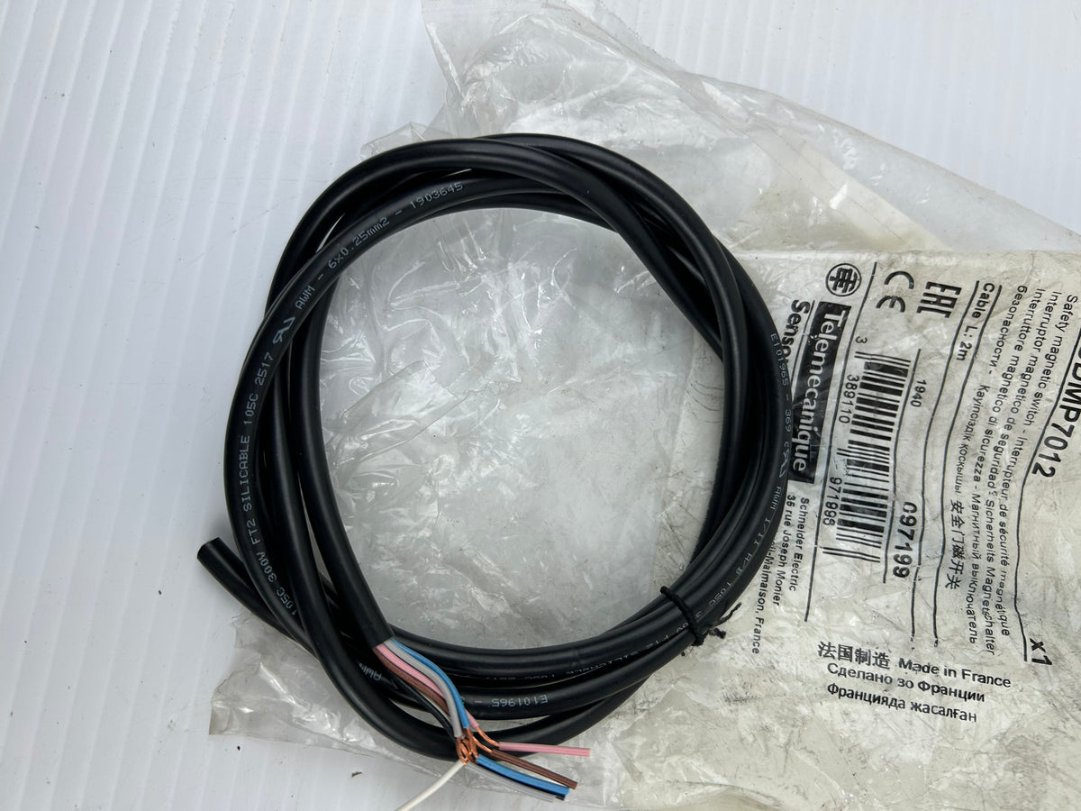 Telemecanique XCS-DMP7012 Magnetic Safety Switch Sensor 24VDC 2M Cable Lot of 2