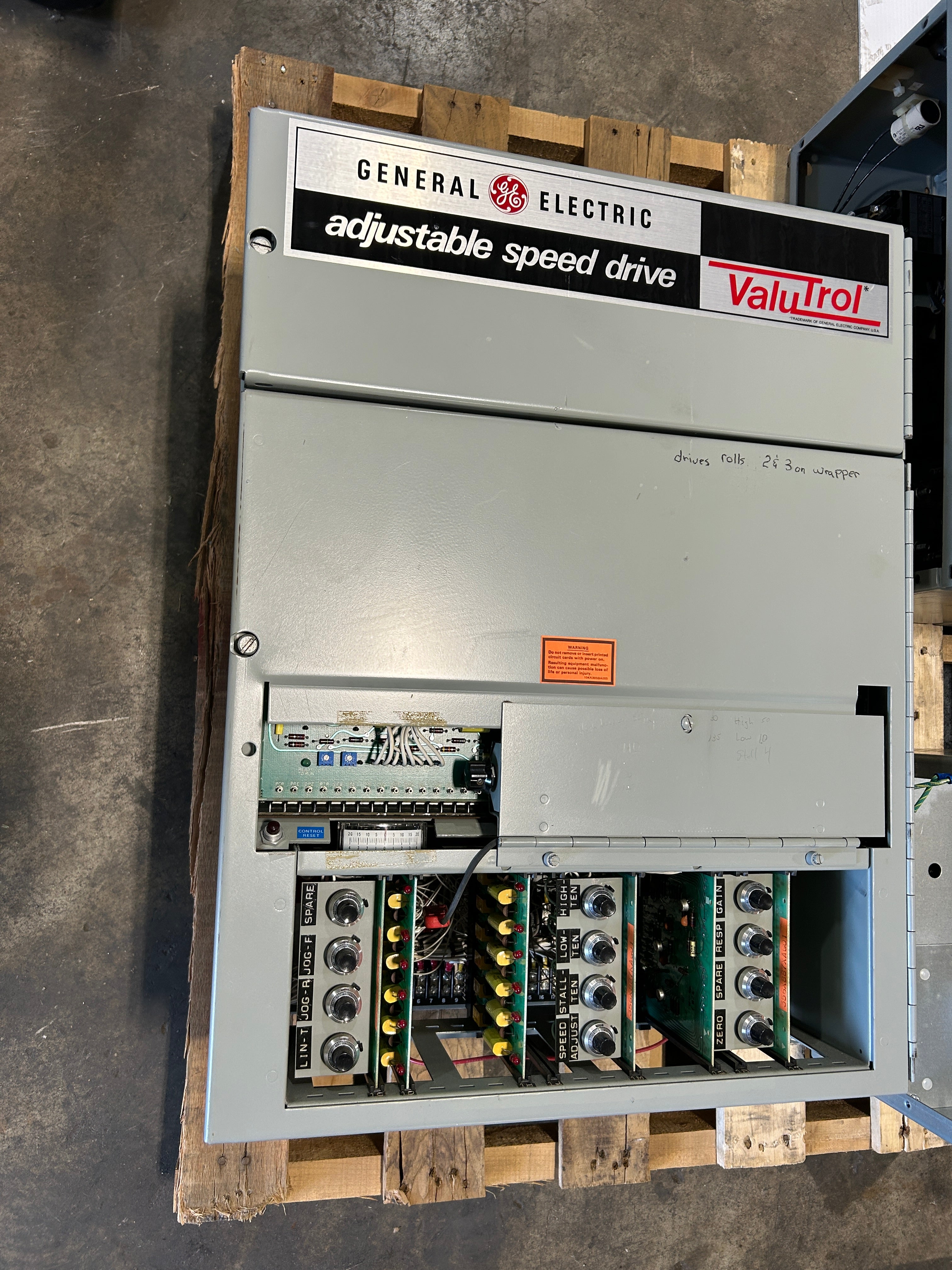 General Electric 413X111BAG07 Valutrol Adjustable Speed Drive 36D877252DBG11