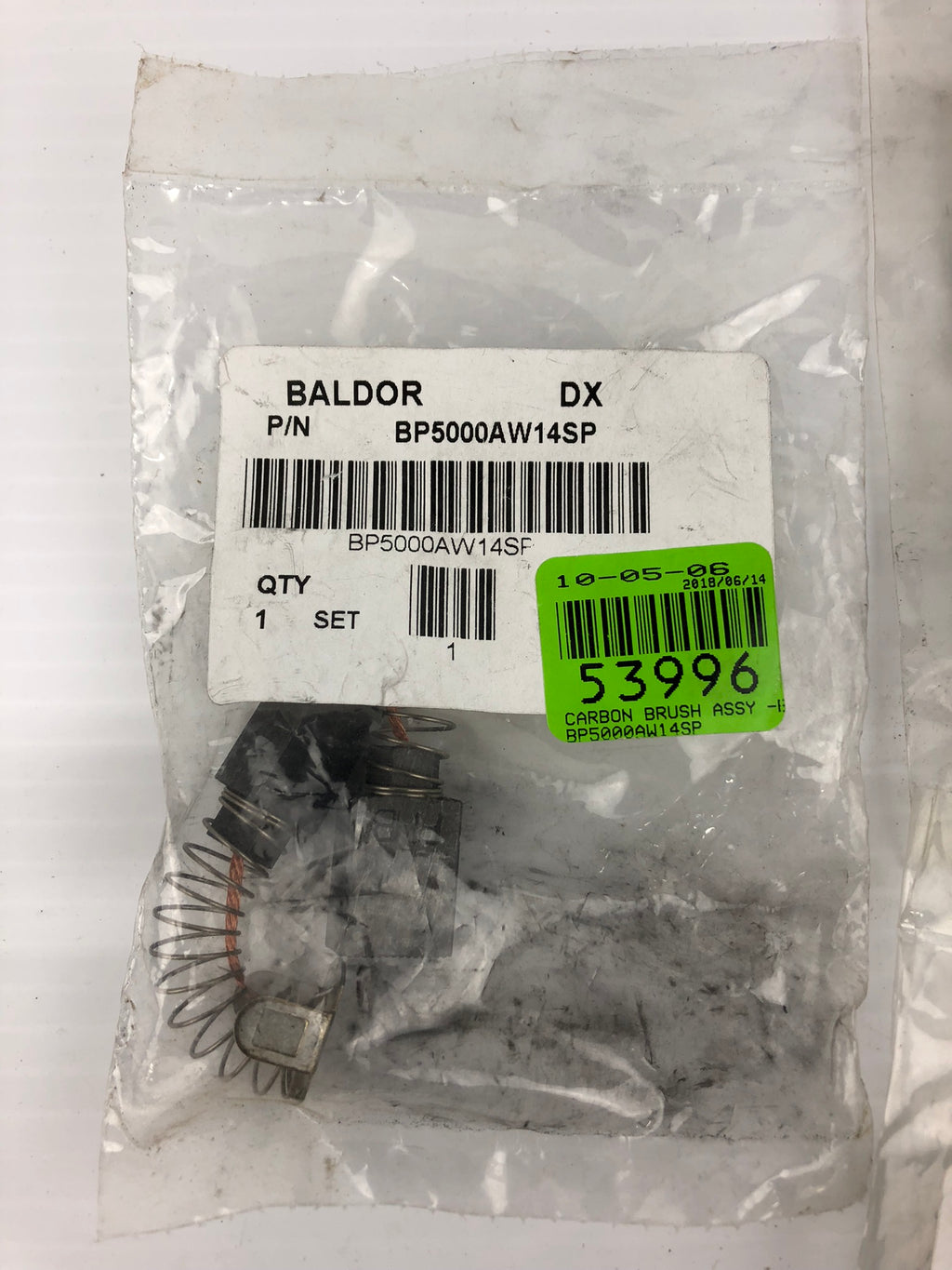 Baldor BP5000AW14SP Motor Brushes - Lot of 4 – Metal Logics, Inc.