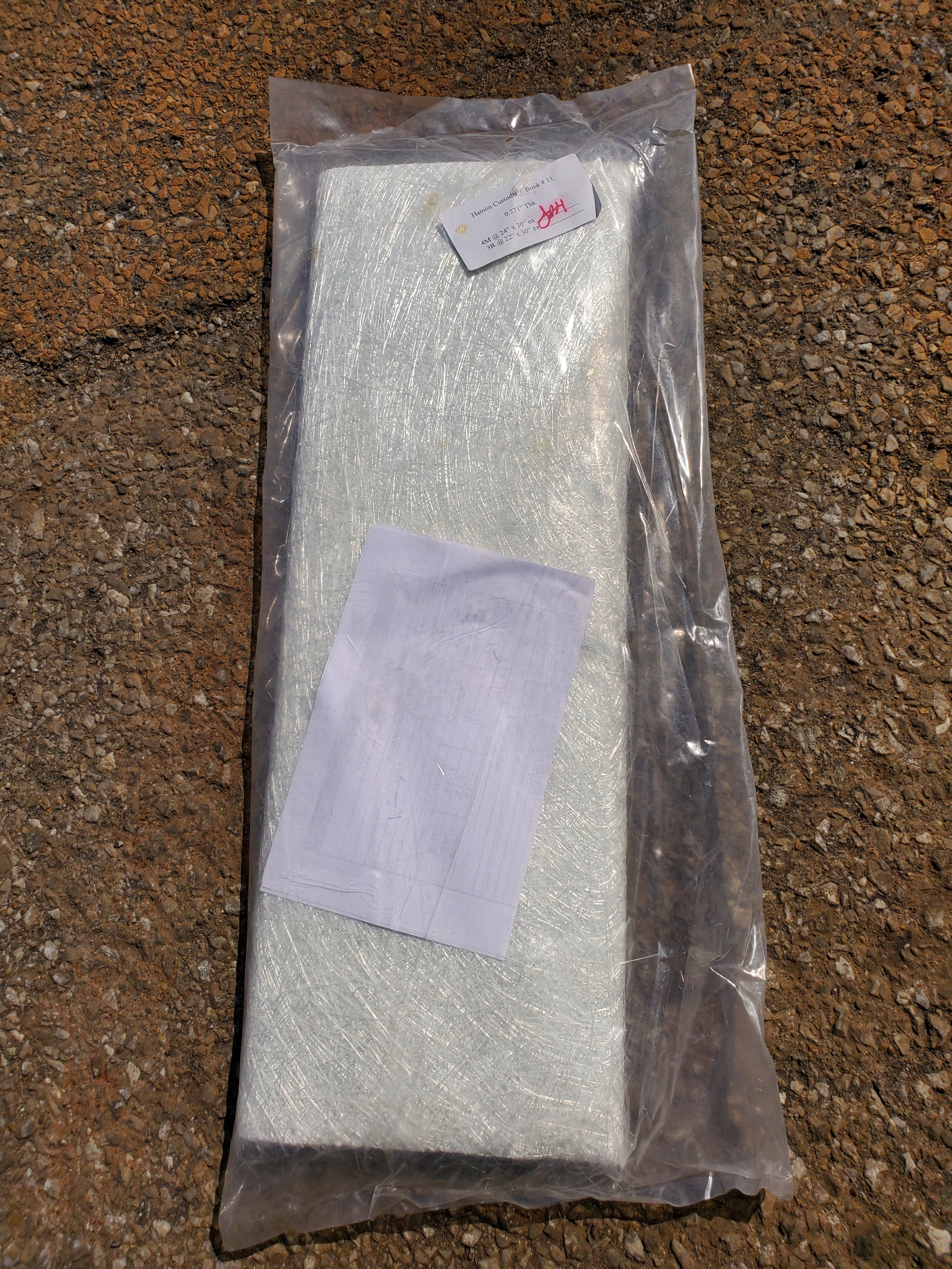 Book # 11 Fiberglass Insulation Blanket 0.271" Thick 4M @ 24" x 30"