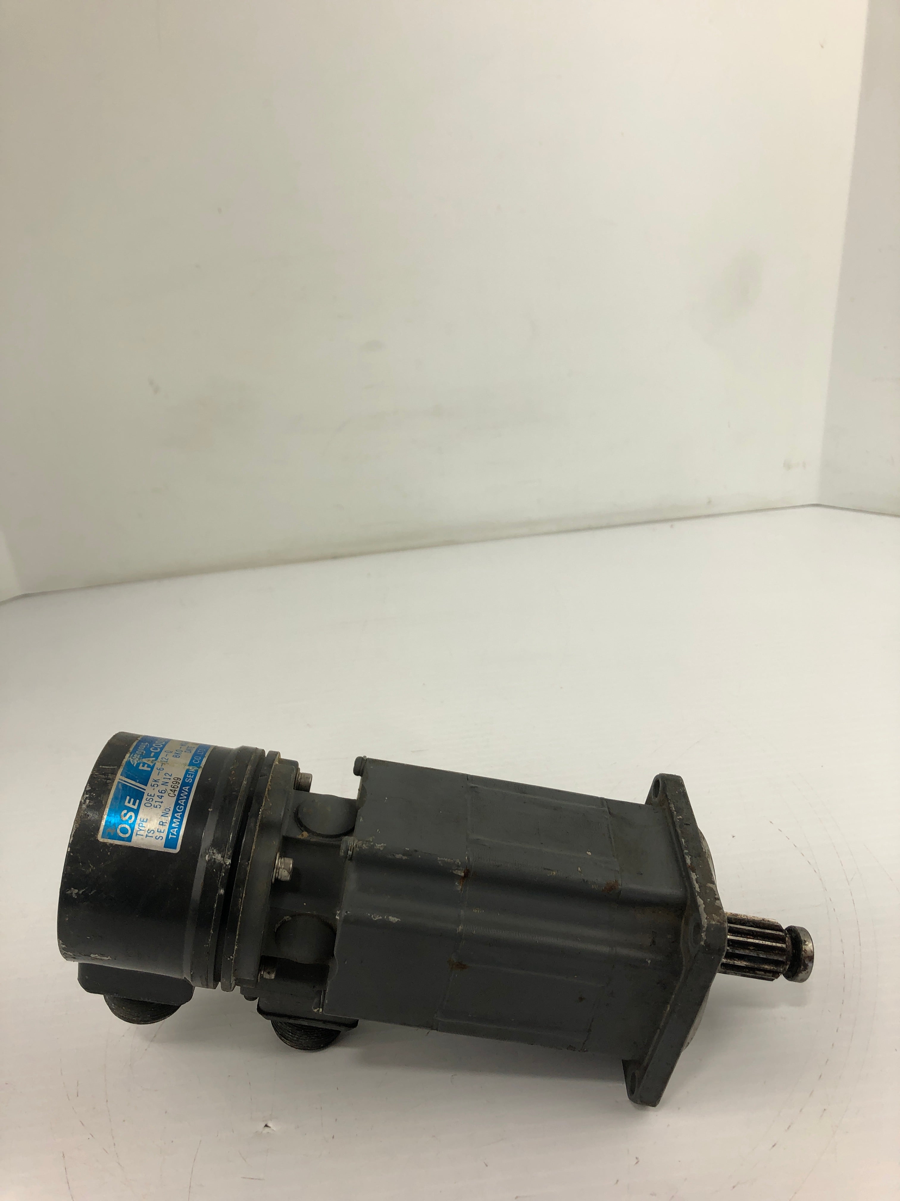Mitsubishi HA 230-S AC Servo Motor with Tamagawa FA-Coder OSE 5K-6-12-0 Encoder