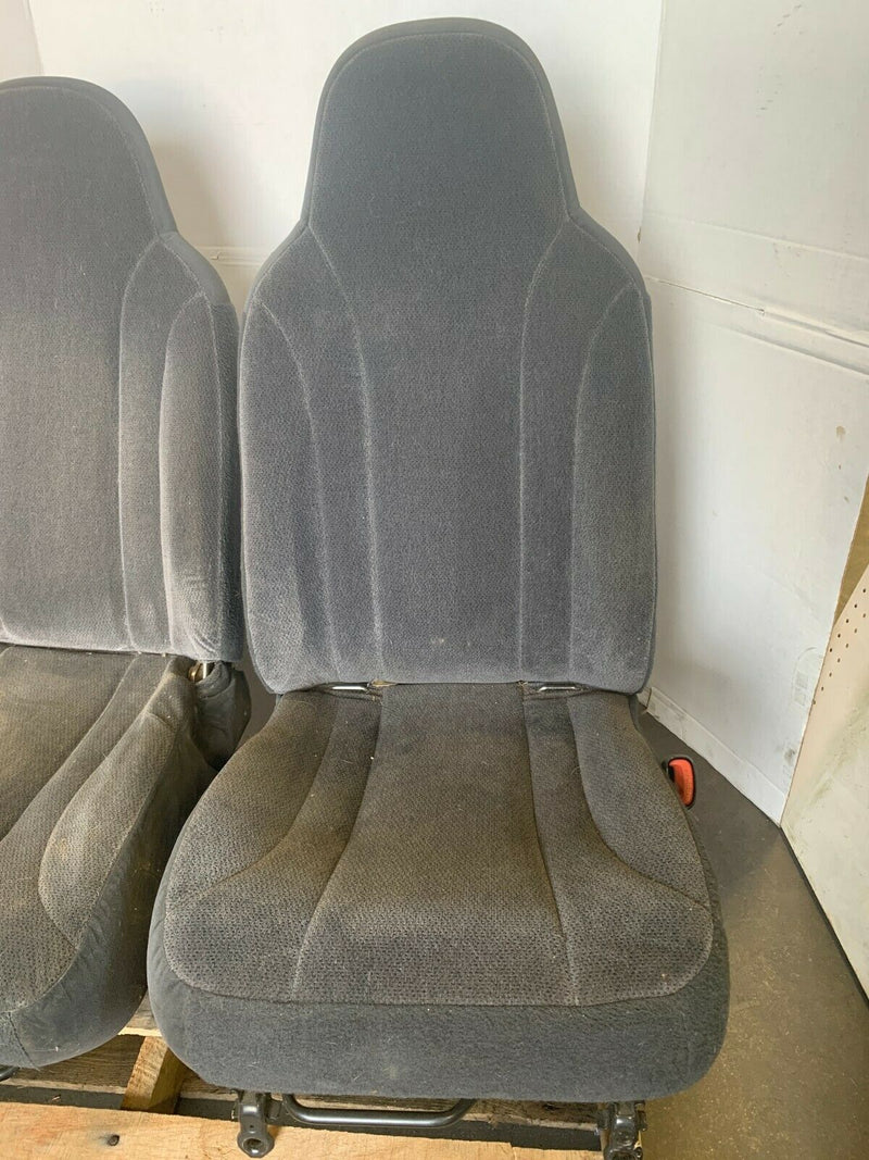 2003 Dodge Dakota Extended Cab Passenger RH Front Bucket Seat Gray Cloth