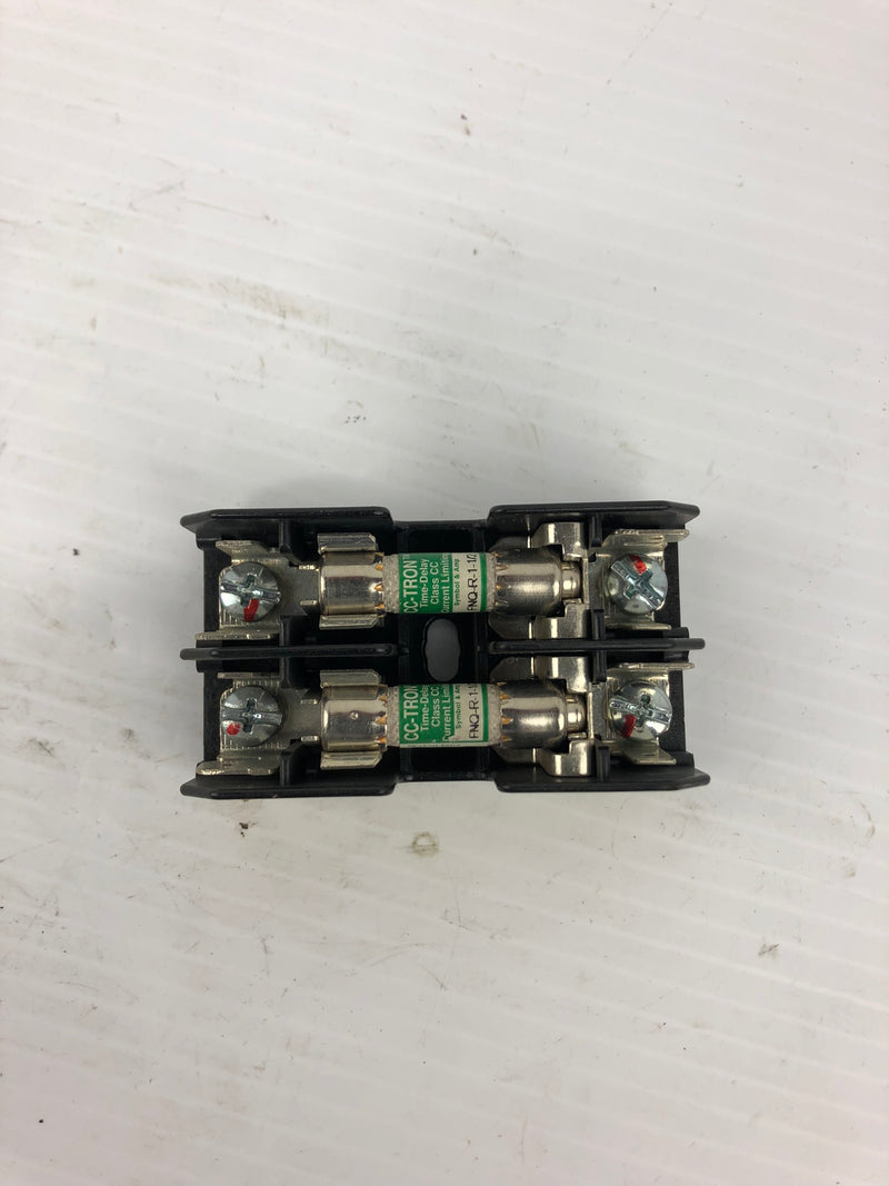 Bussman BC6032SQ Fuse Holder with Fuses FNQ-R-1-1/2