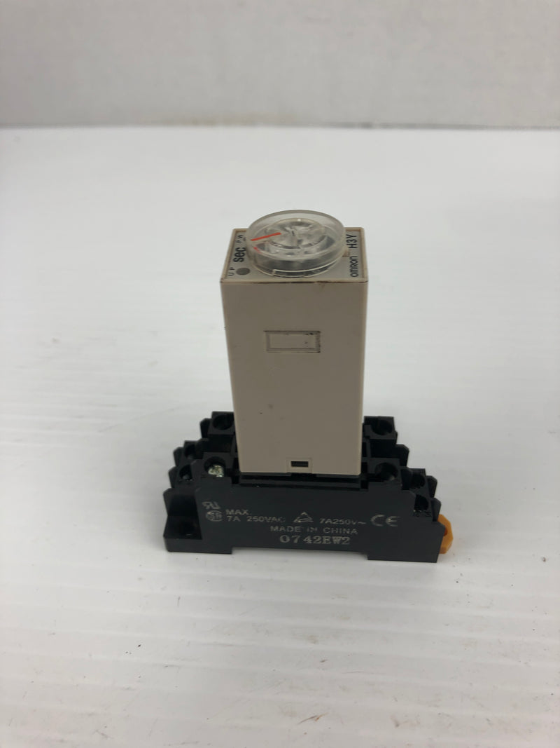 Omron H3Y-2 Timer DC24V With Base 0742EW2