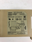 Omron G9SA-TH301 Safety Relay Unit Two Hand Controller - Bottom Damaged