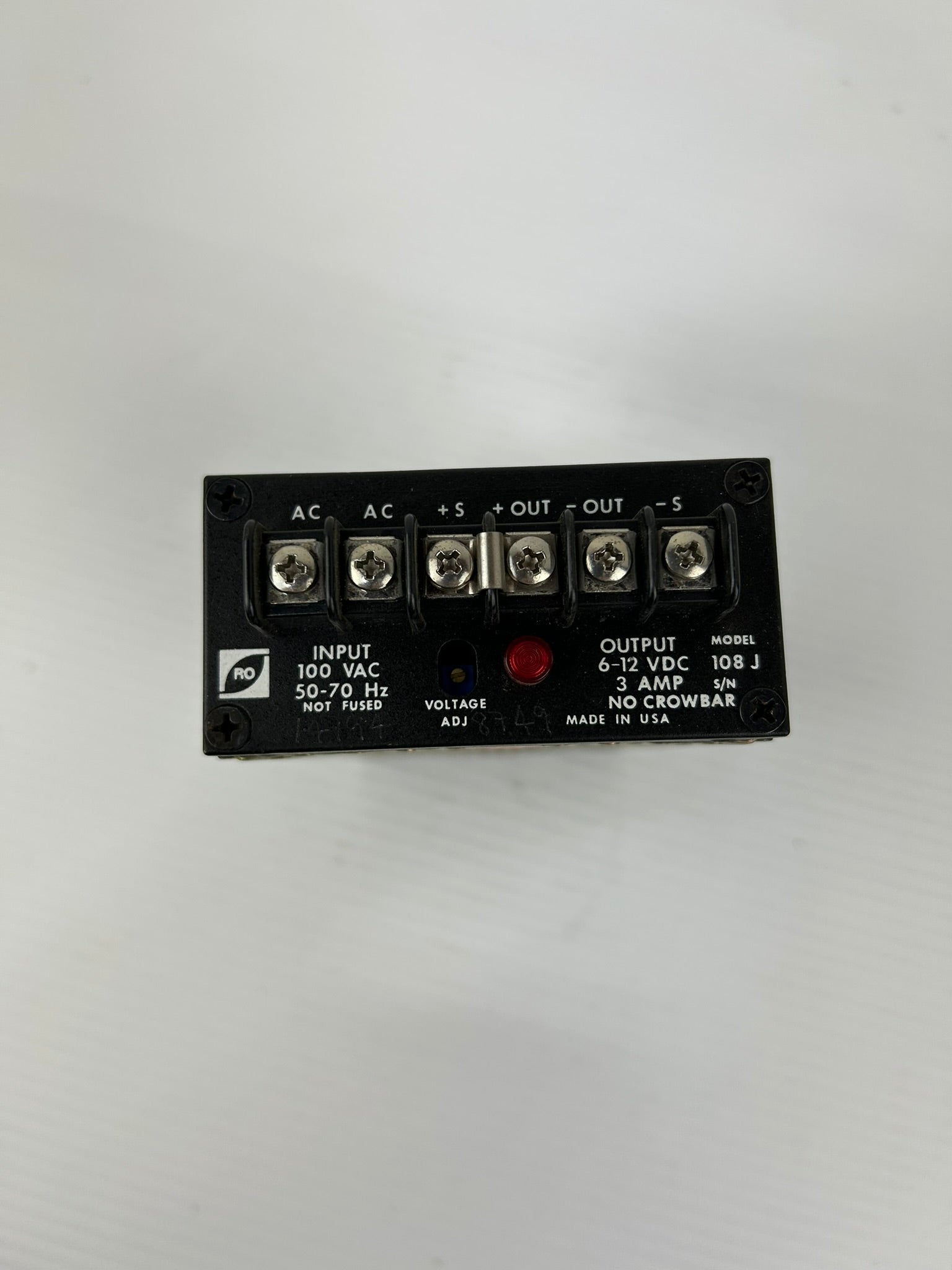 Ro 108J Power Supply 3 AMP