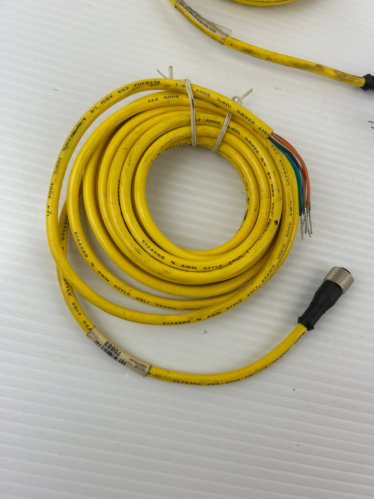 Banner QDE-815D Encoder Cable 70883 - Lot of 3 Cables