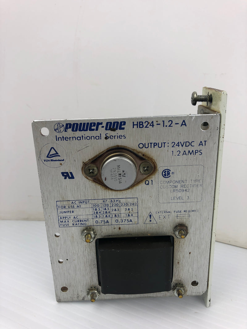 Power-One HB24-1.2-A Power Supply Industrial Series 24VDC 1.2A 47-63Hz