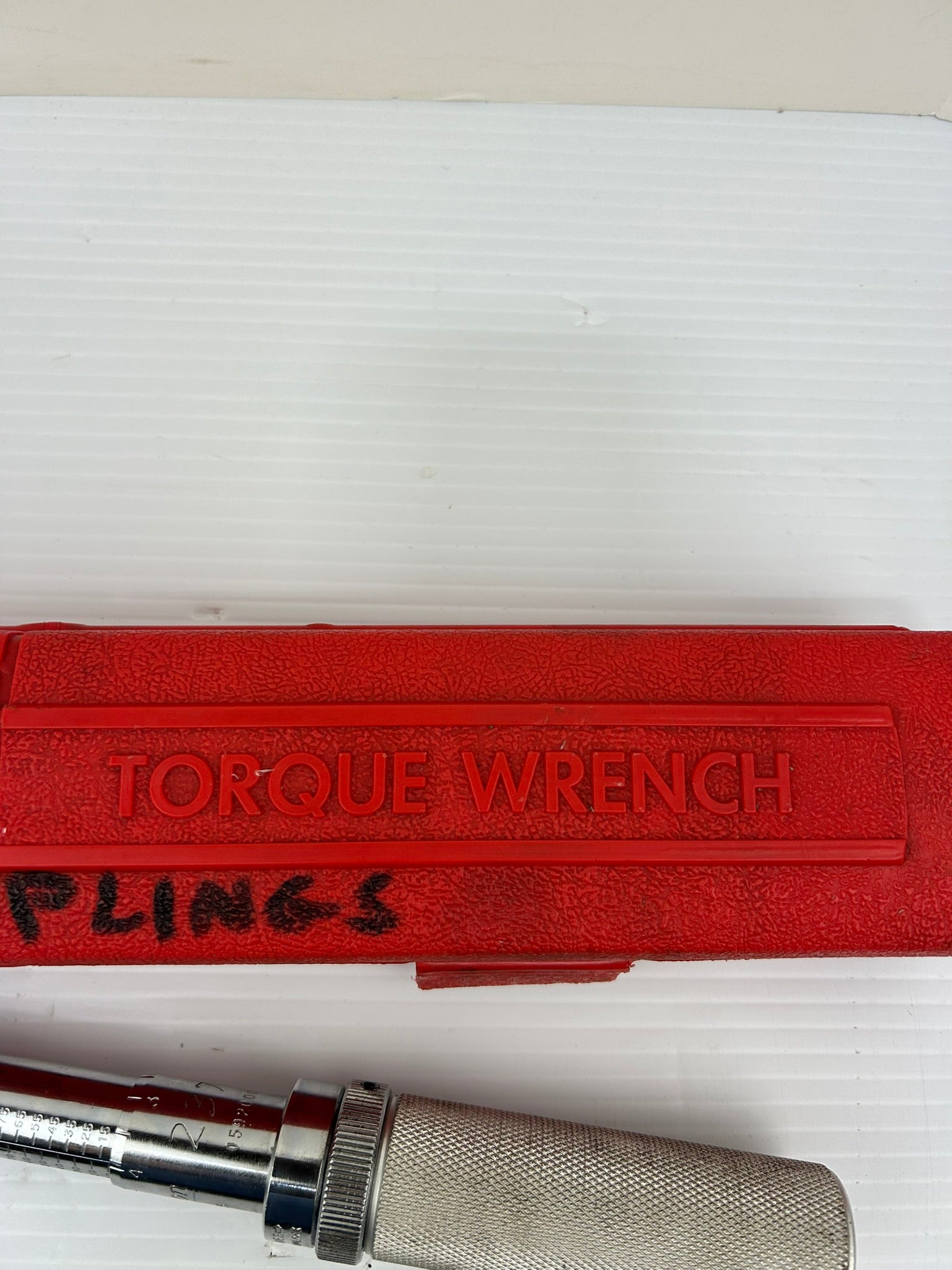 Snap-on QJIJ275 Interchangeable Head Torque Wrench w/ 2 Open End Heads & Case