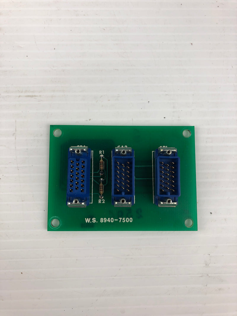 W.S. 8940-7500 Circuit Board