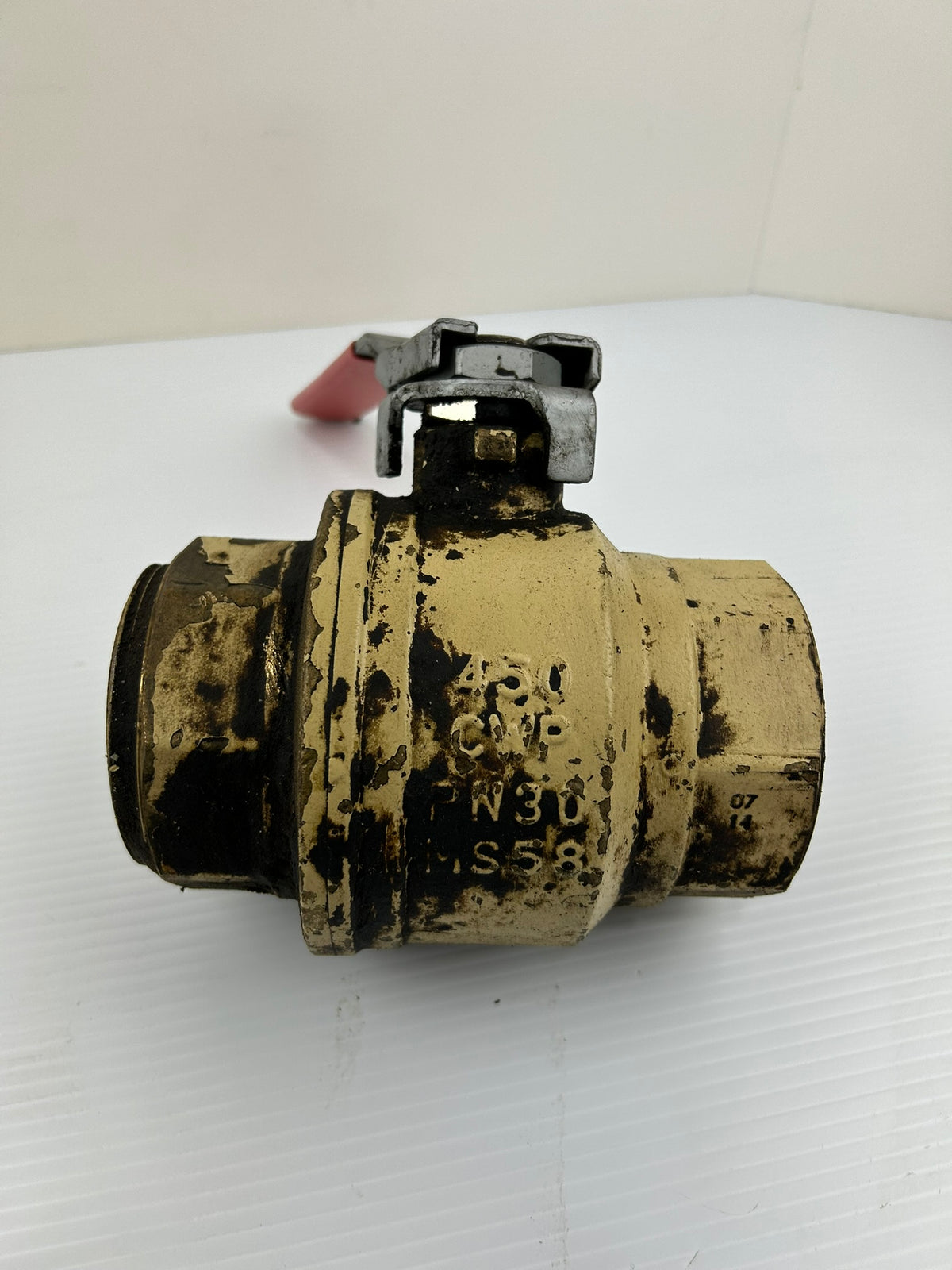3" Brass Ball Valve 450CWP PN30 MS58 with Locking Handle