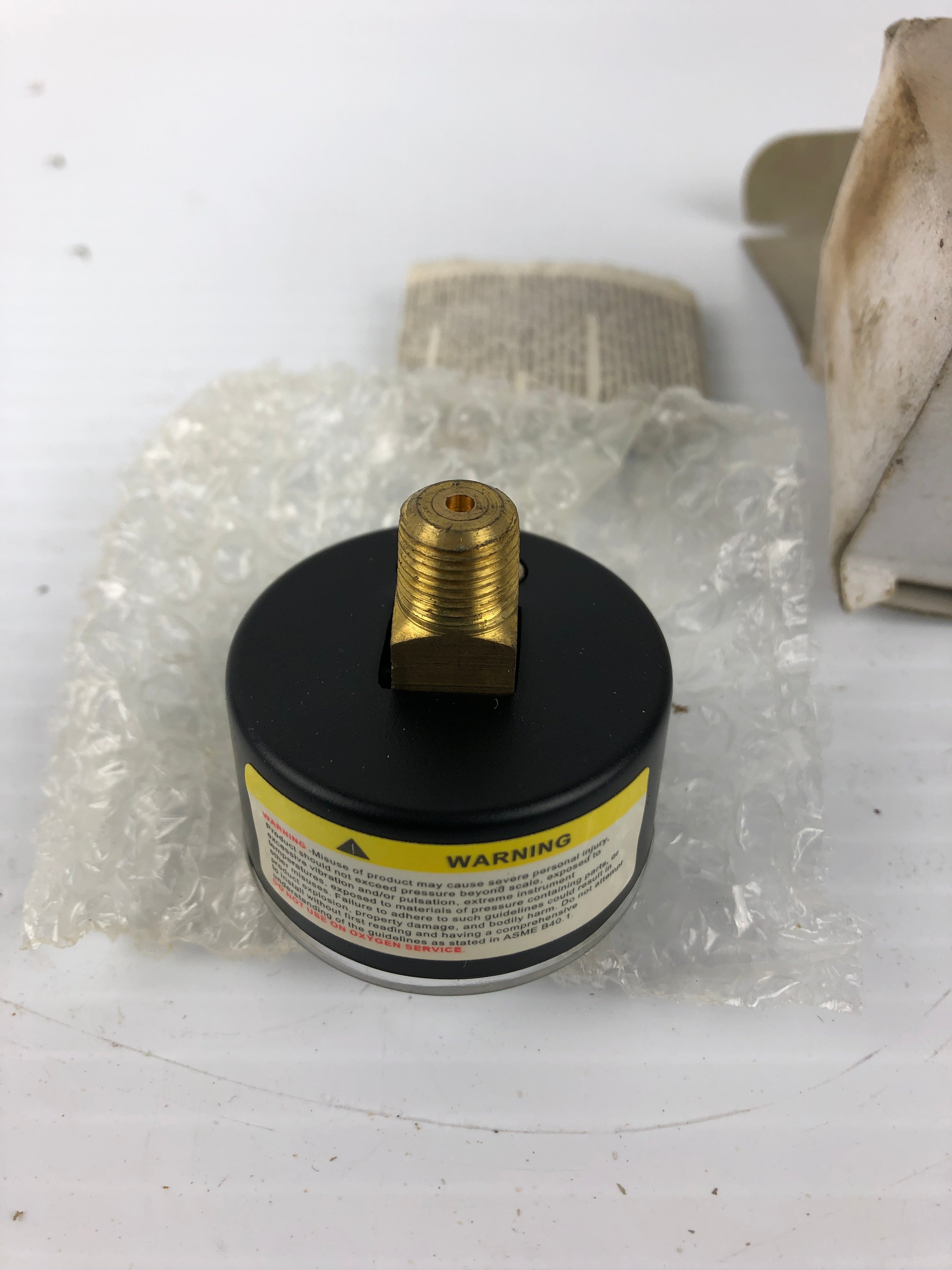 Pressure Gauge 4FLZ7 1-1/2" 0-100 PSI 4FLZ7A