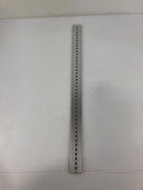 Slotted Aluminum Din Rails 20-5/8" Long x 1-3/8" Wide x 1/4" Holes