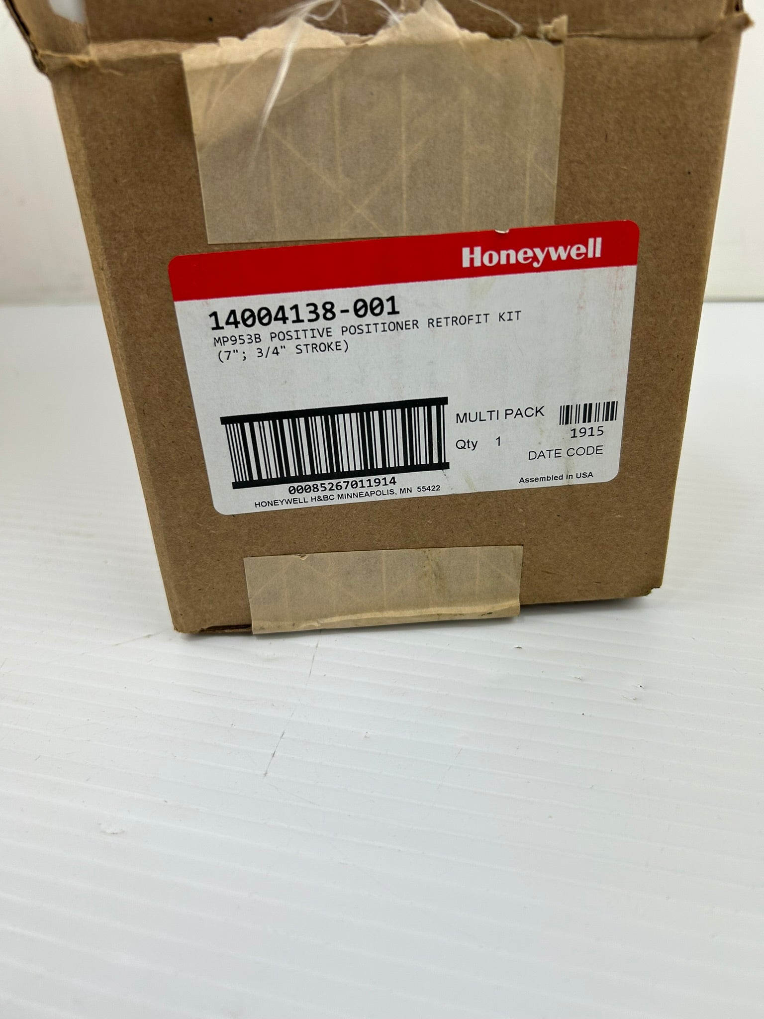 Honeywell 14004138-001 MP953B Positive Positioner Retrofit Kit 7" 3/4" Stroke