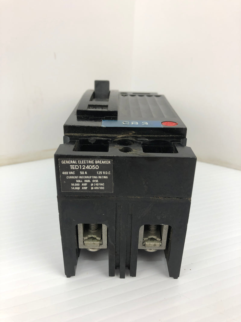 General Electric TED124050 Circuit Breaker 50A 2P