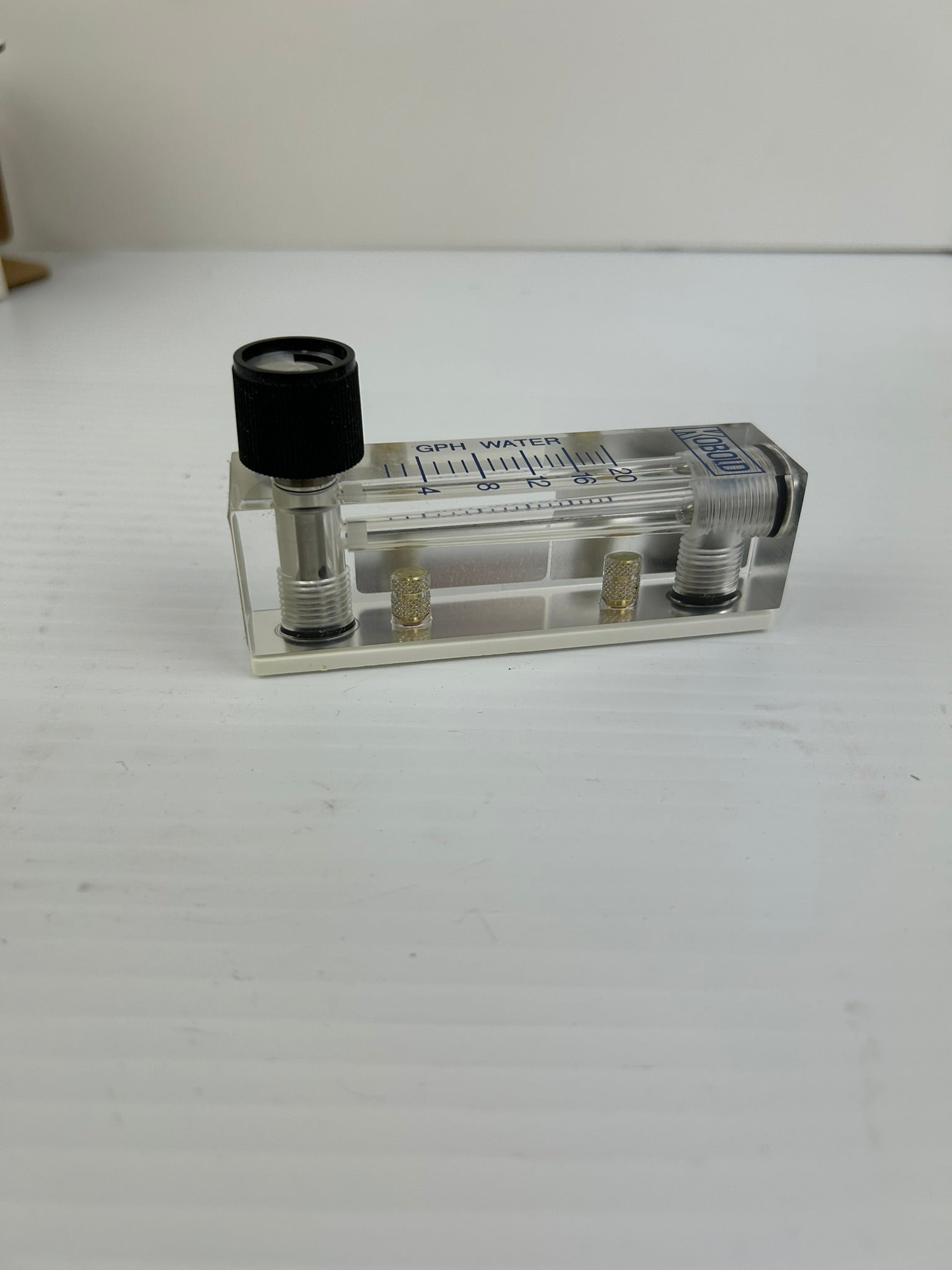 Kobold KFR-1221V2 Flow Meter Gauge 2-20 GPH Water