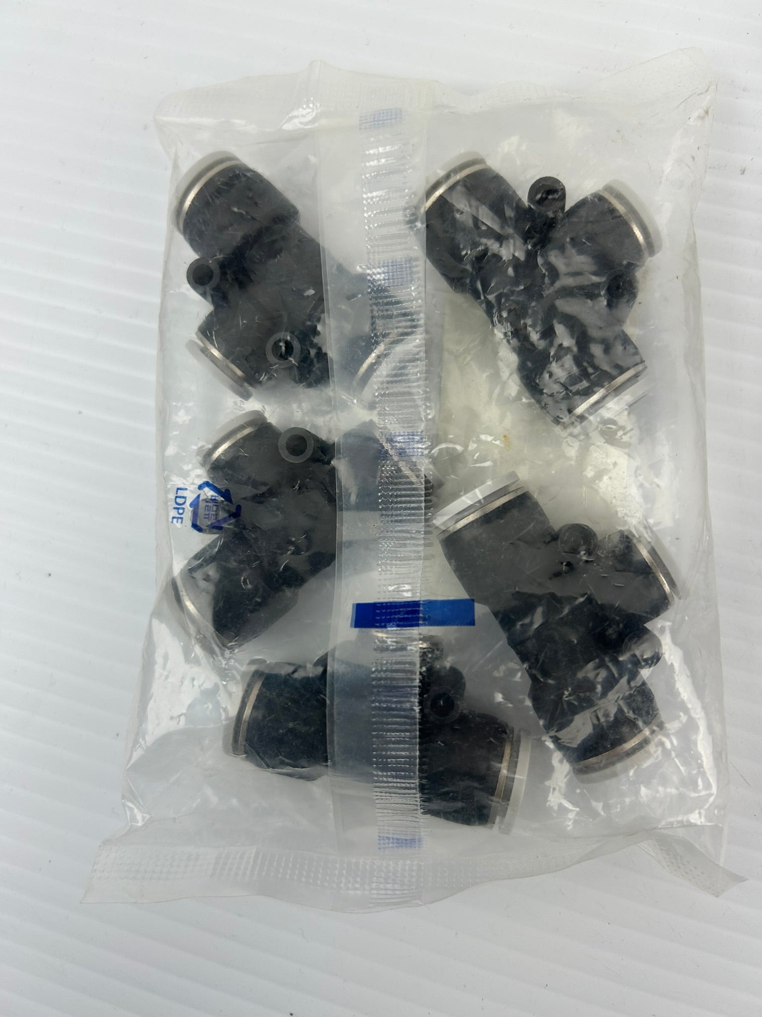 Festo 564809 Push In T-Connector QBT-1/2T-3/8-U Reducer Tee - Lot of 10