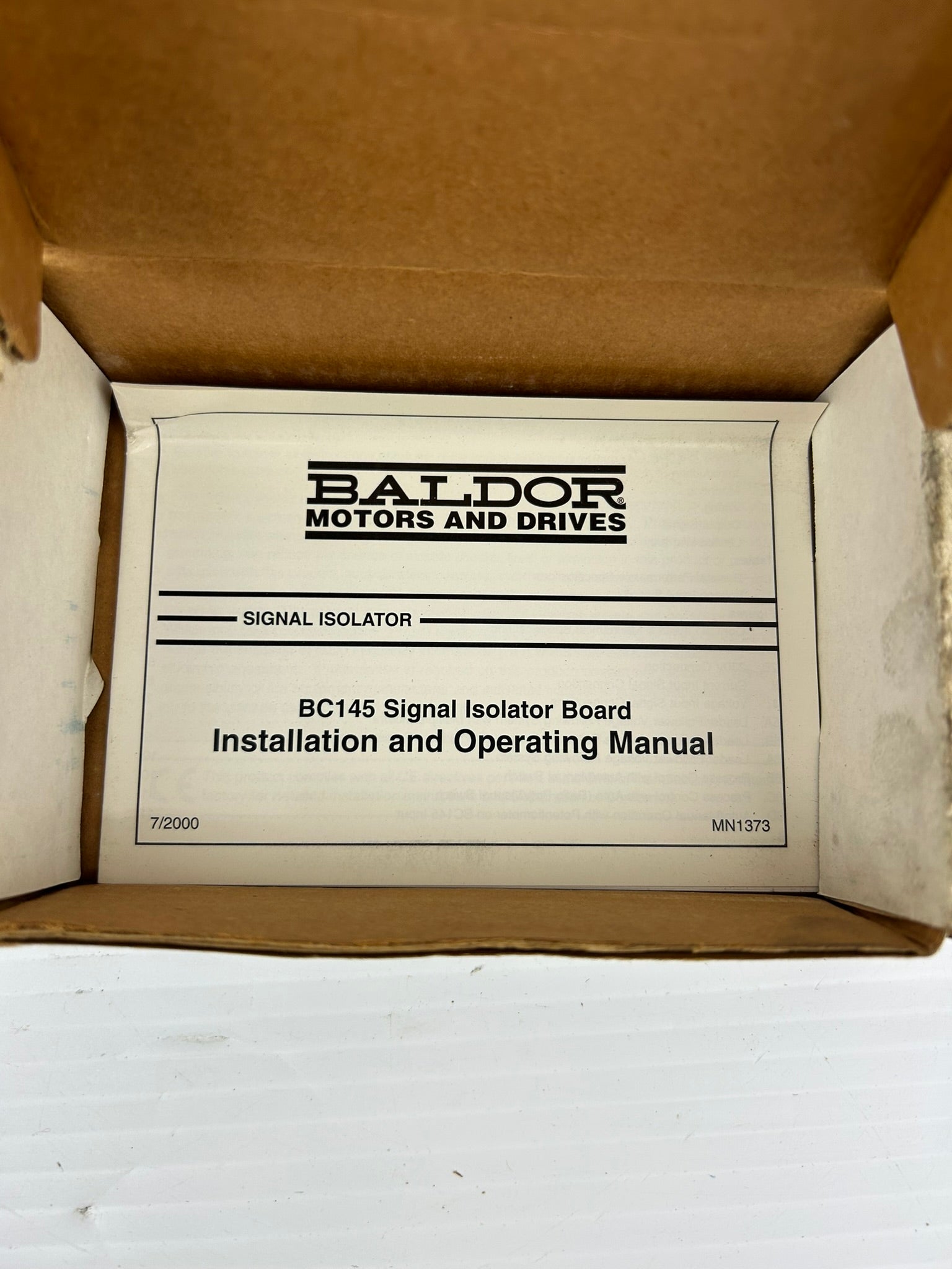 Baldor BC145 CN3000A31 Signal Isolator Circuit Board 115/230VAC 50/60Hz DIN Rail