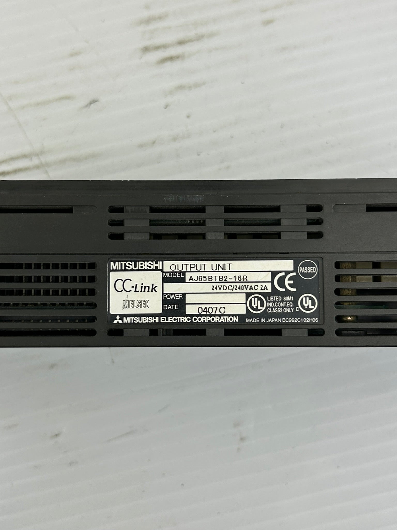 Mitsubishi AJ65BTB2-16R Melsec CC-Link Output Unit PLC Module 24VDC/240VAC 2A