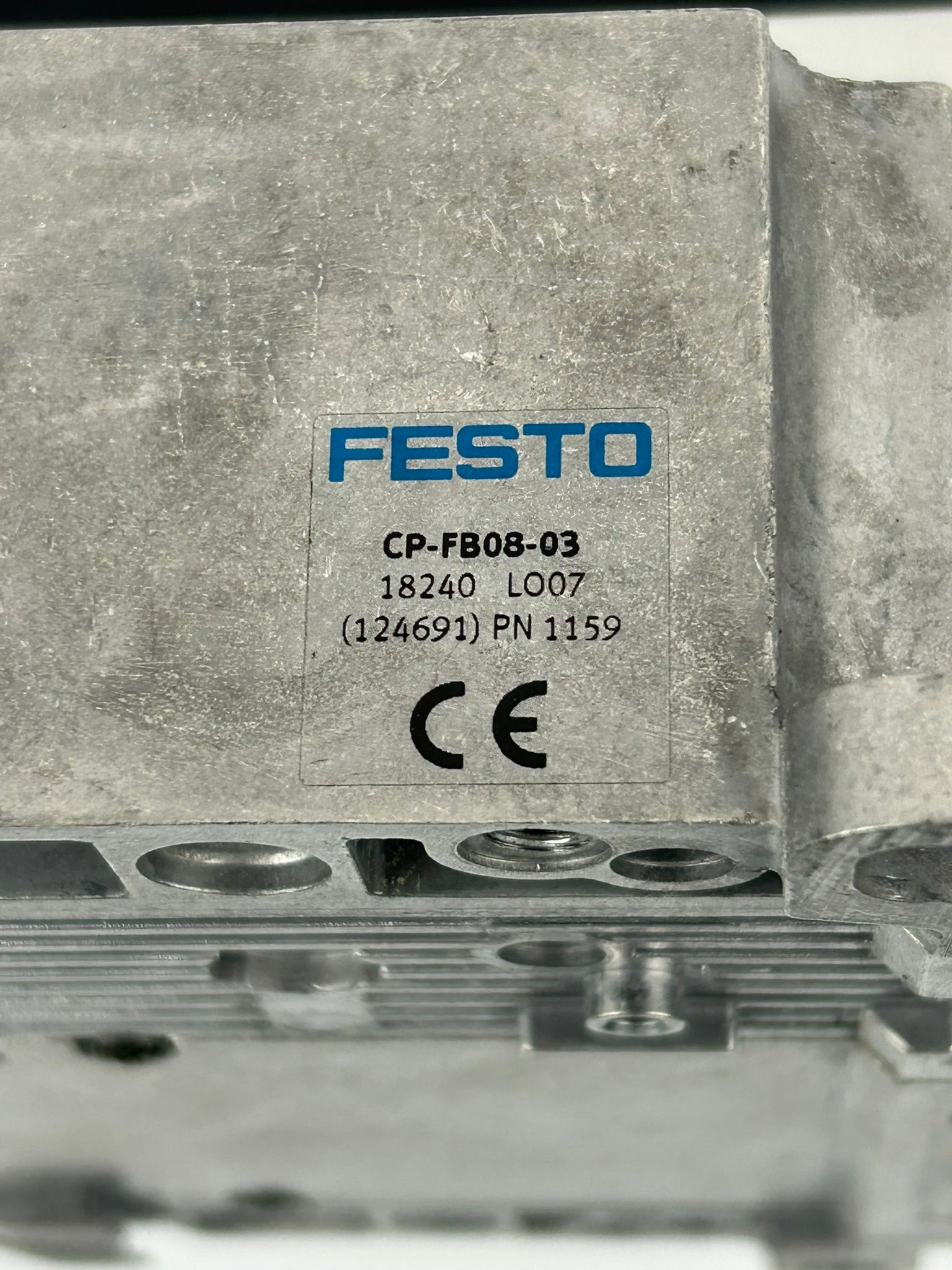 Festo IFB8-03 Control Block Assembly 18738 VIGCP-03-FB CP-FB08-03 IEPR-03-4,0