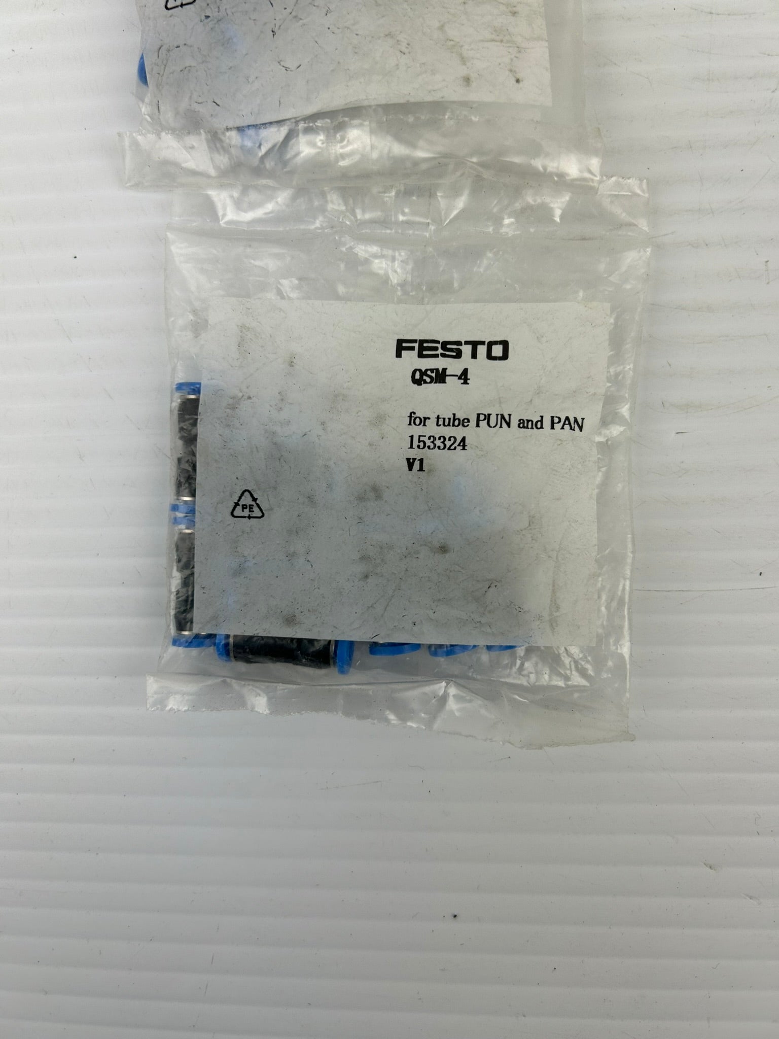 Festo QSM-4 Push In Connector 153324 - Lot of 20
