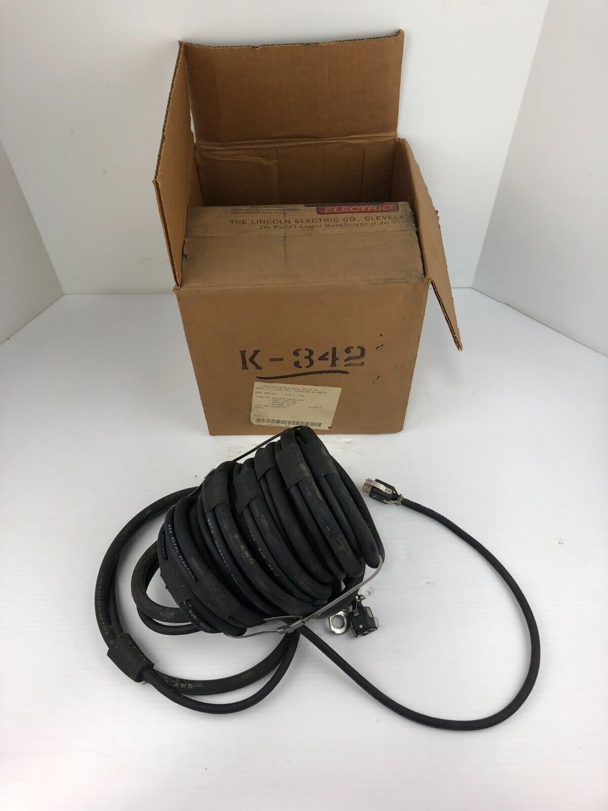 Lincoln Electric K-342 Welding Cable K342 2AWG