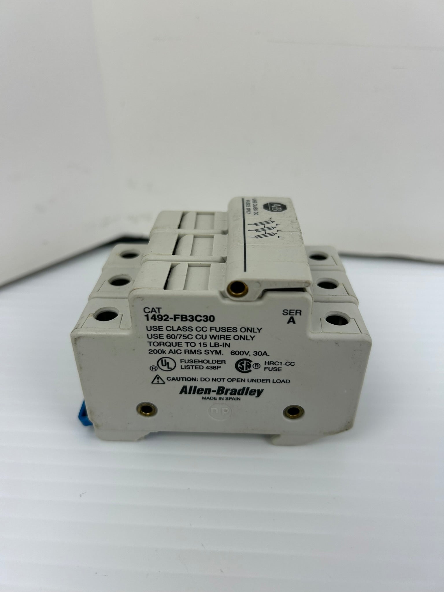 Allen-Bradley 1492-FB3C30 Fuse Holder Series A 600V 30A 3P - Lot of 2