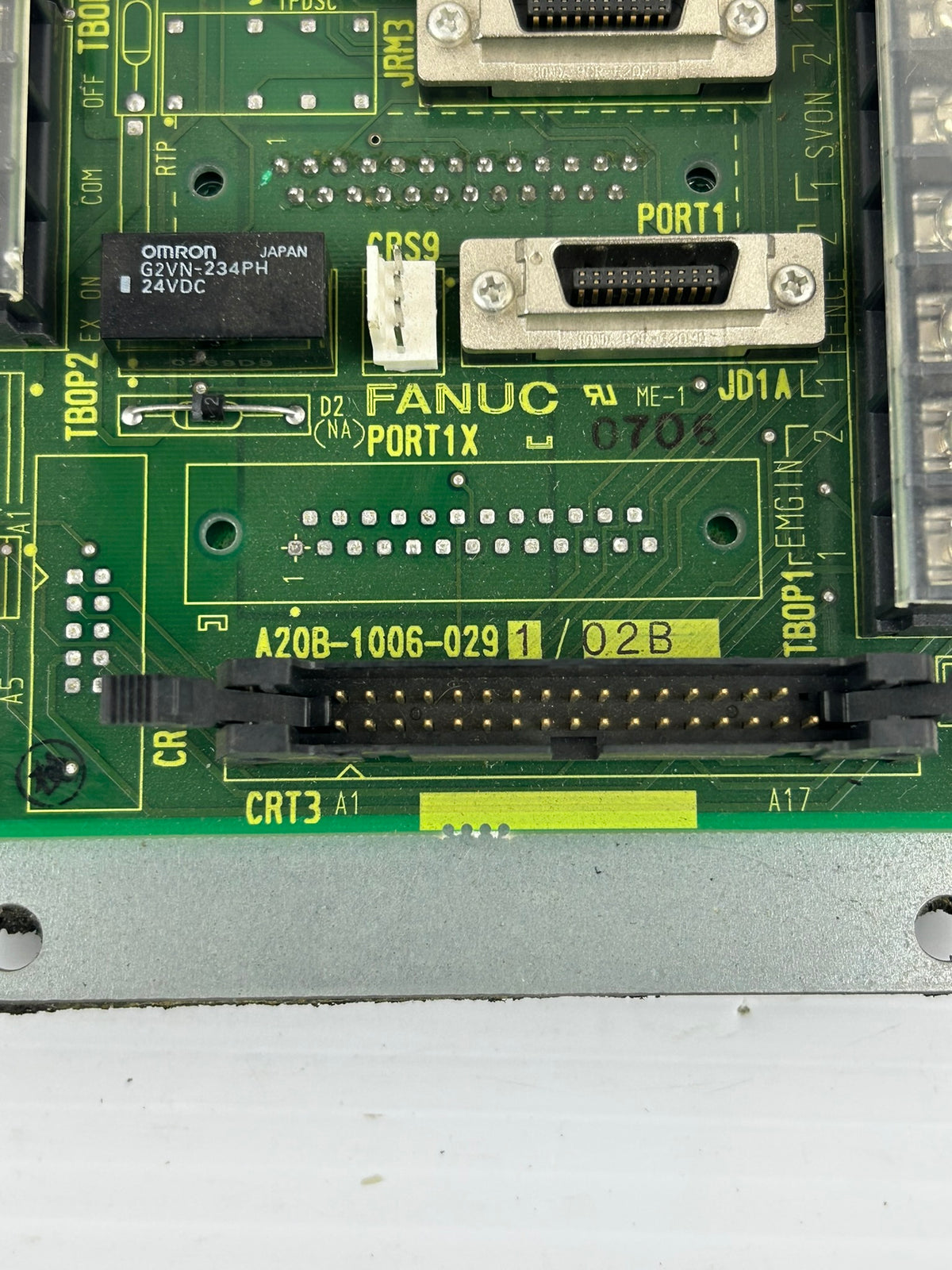 Fanuc A20B-1006-0291/02B Operator Panel Interface PCB Circuit Board CNC