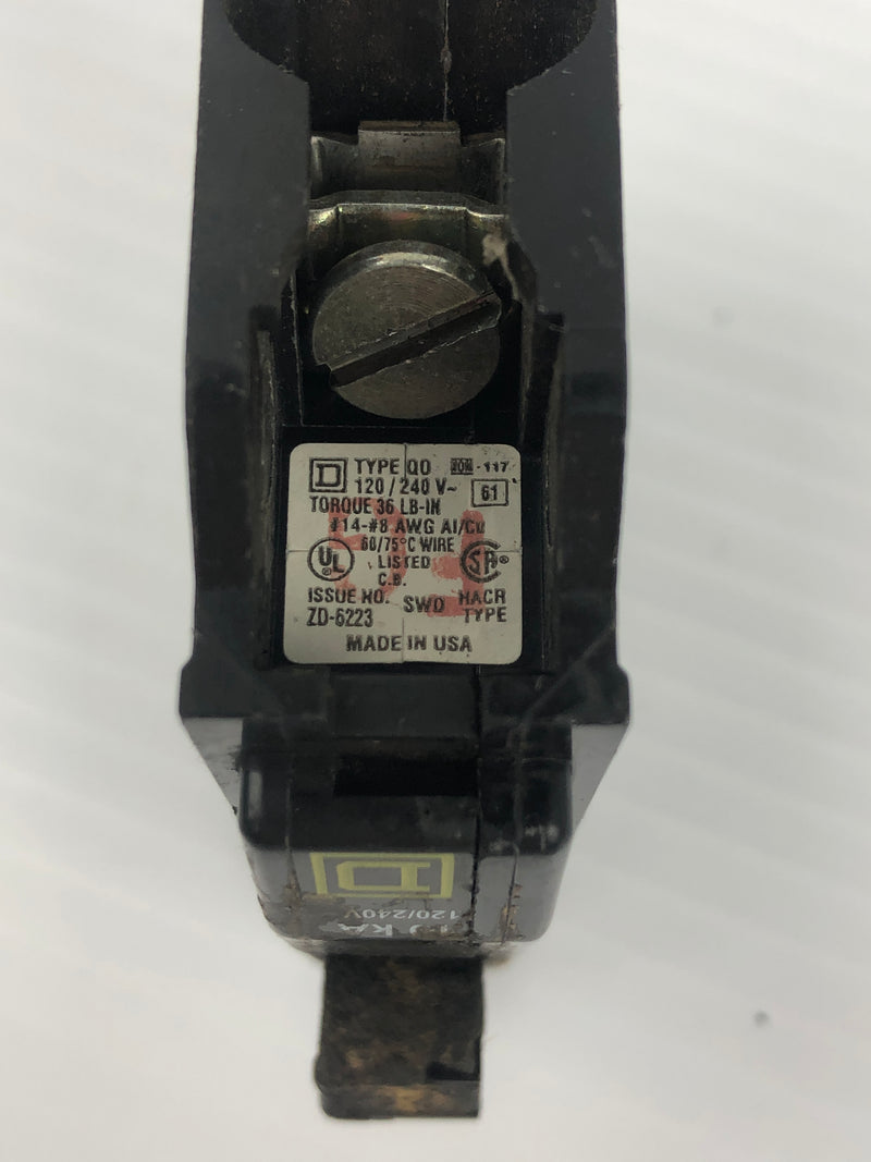 Square D ZD-6223 Circuit Breaker Type: QQ 120/240V 10,000A 1P